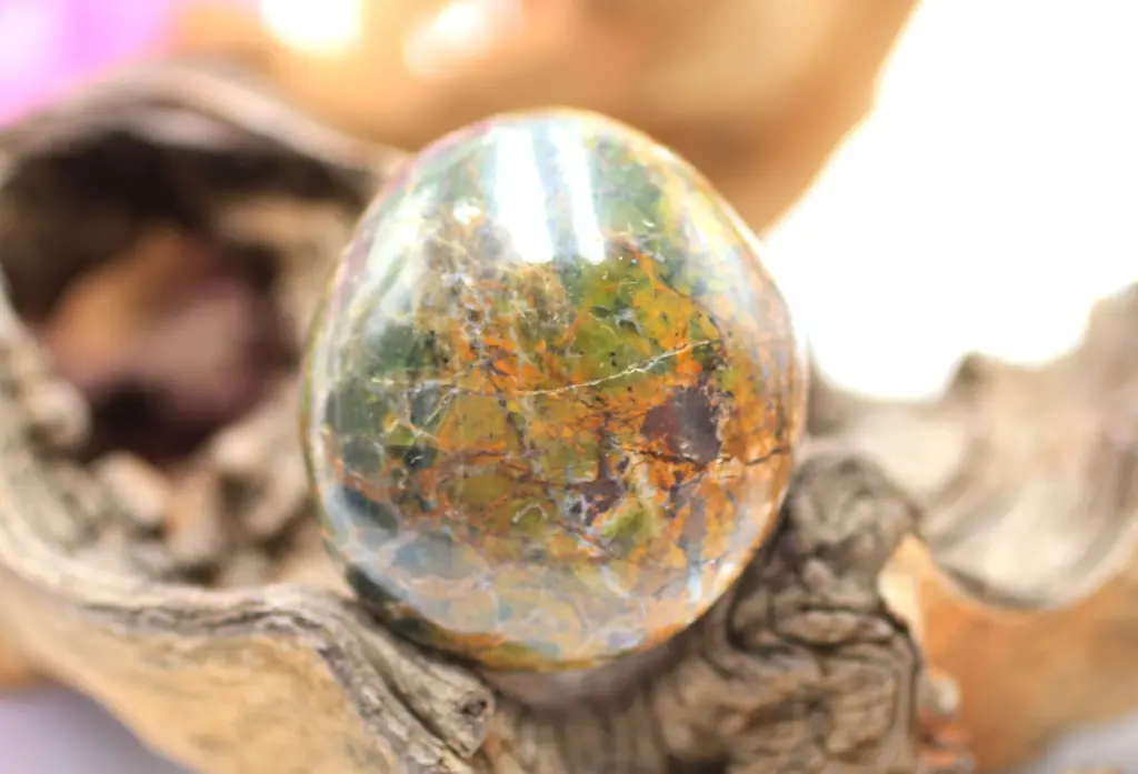 Galet en Chrysoprase