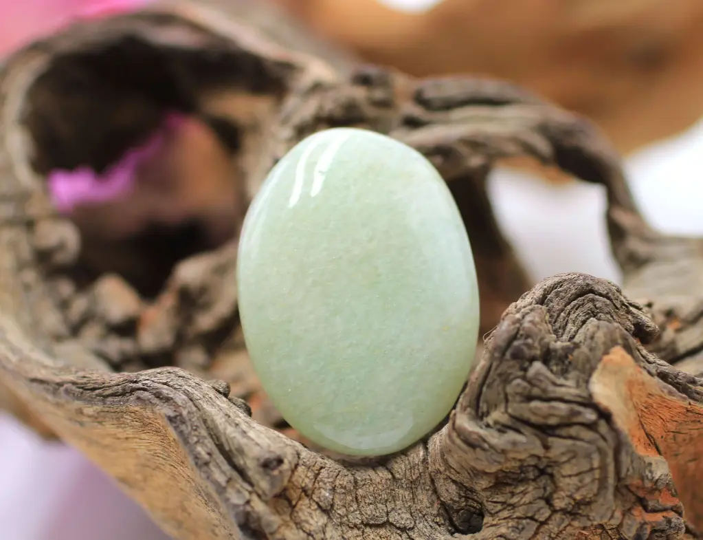 Galet "Anti-stress" en Aventurine verte