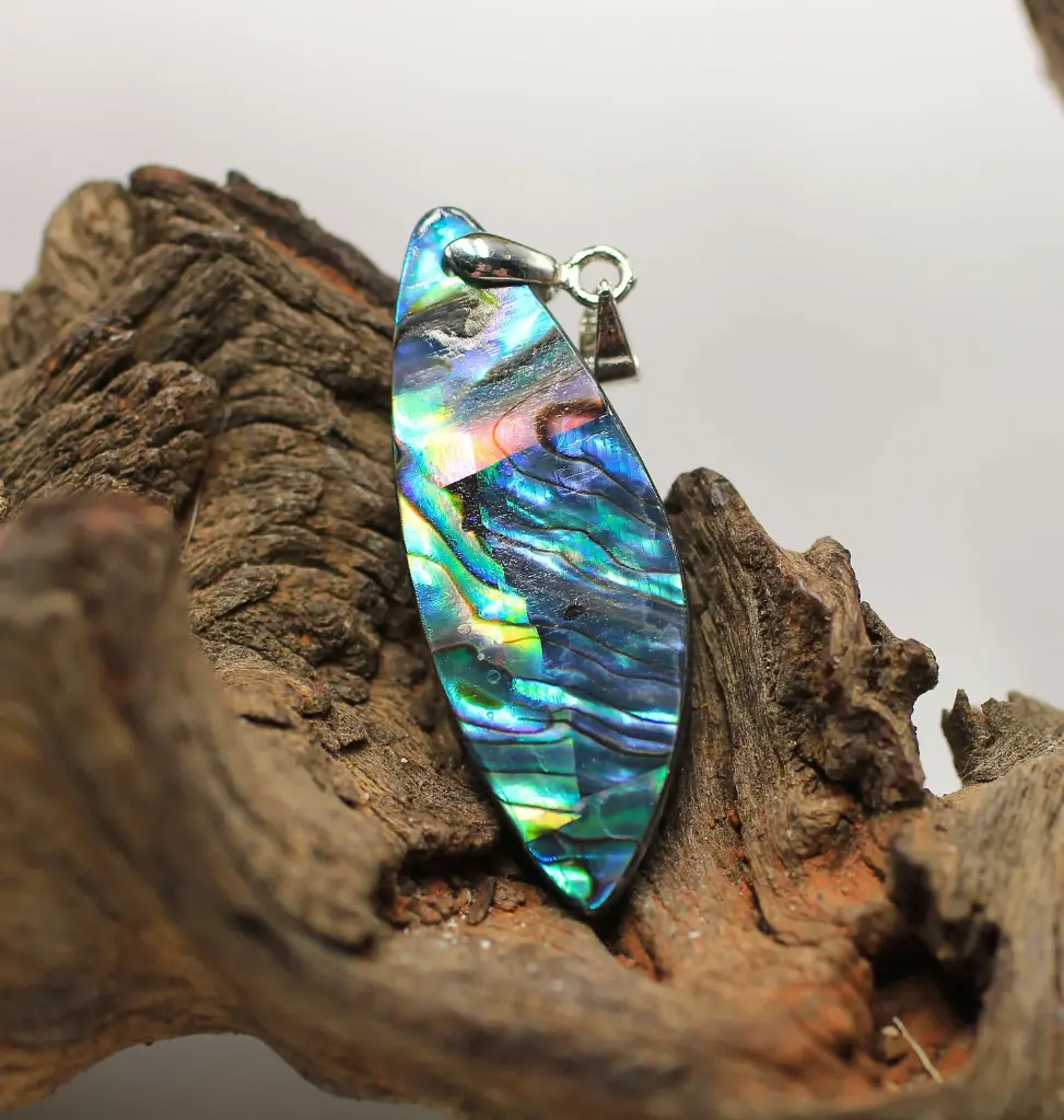 Pendentif en Nacre d'Abalone