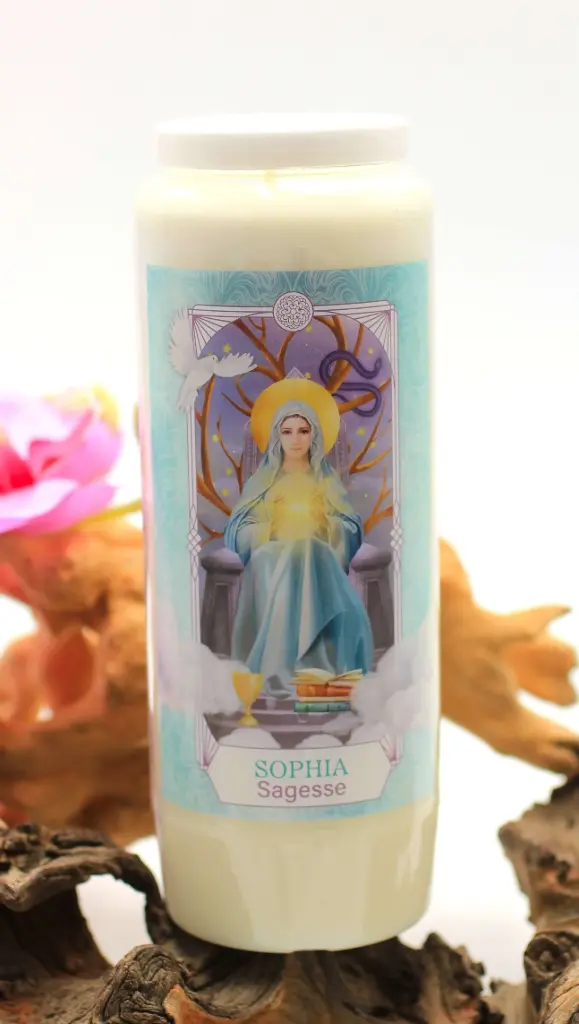 Bougie neuvaine Sophia