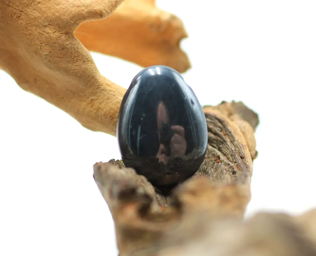 Pendentif foré en Hématite