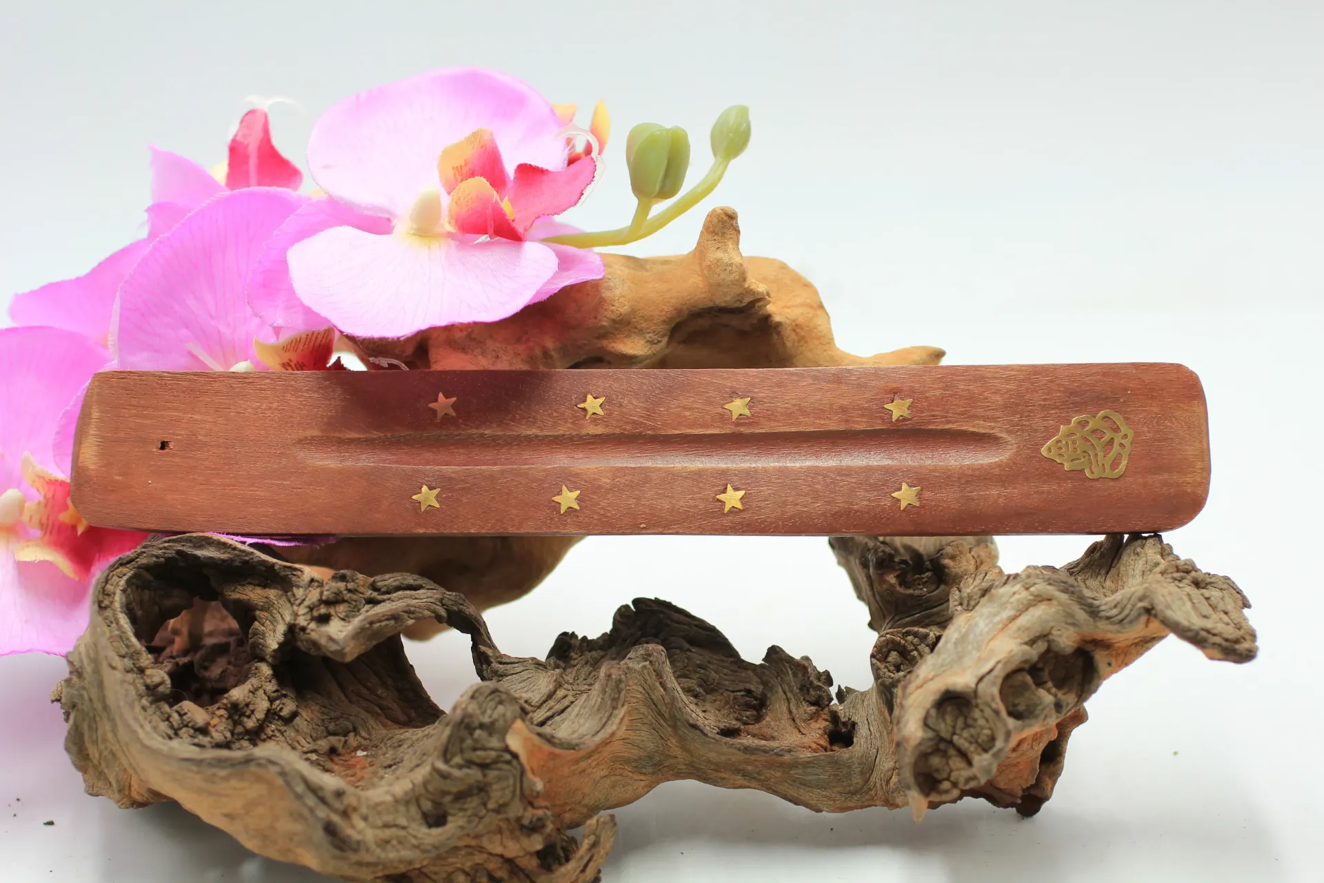 Porte encens bâton en bois et Ganesh