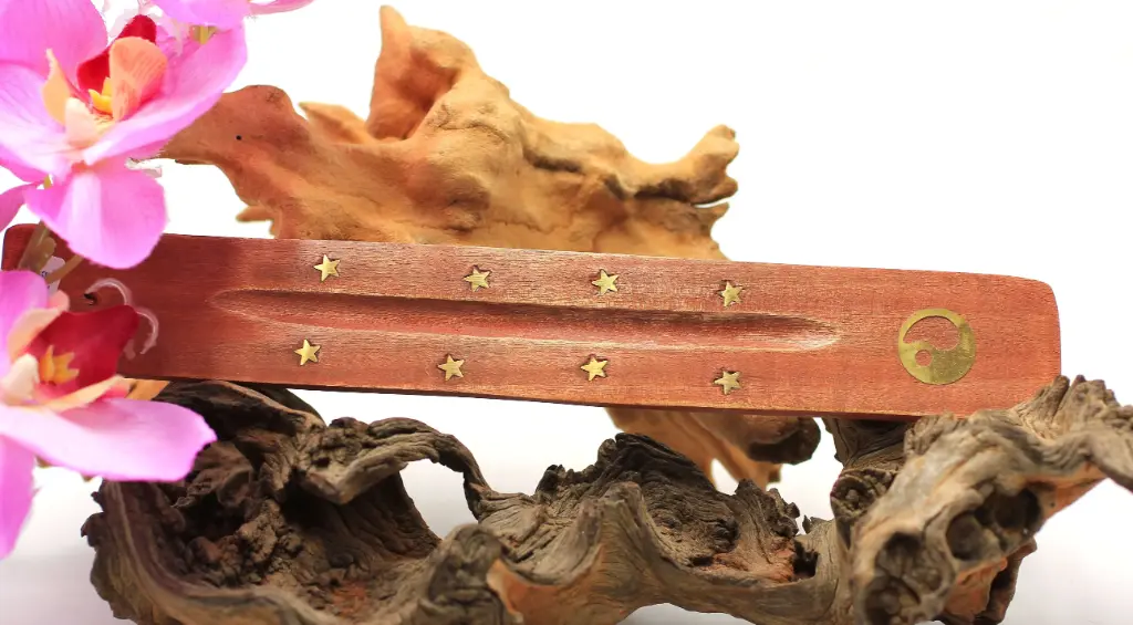 Porte encens bâton en bois