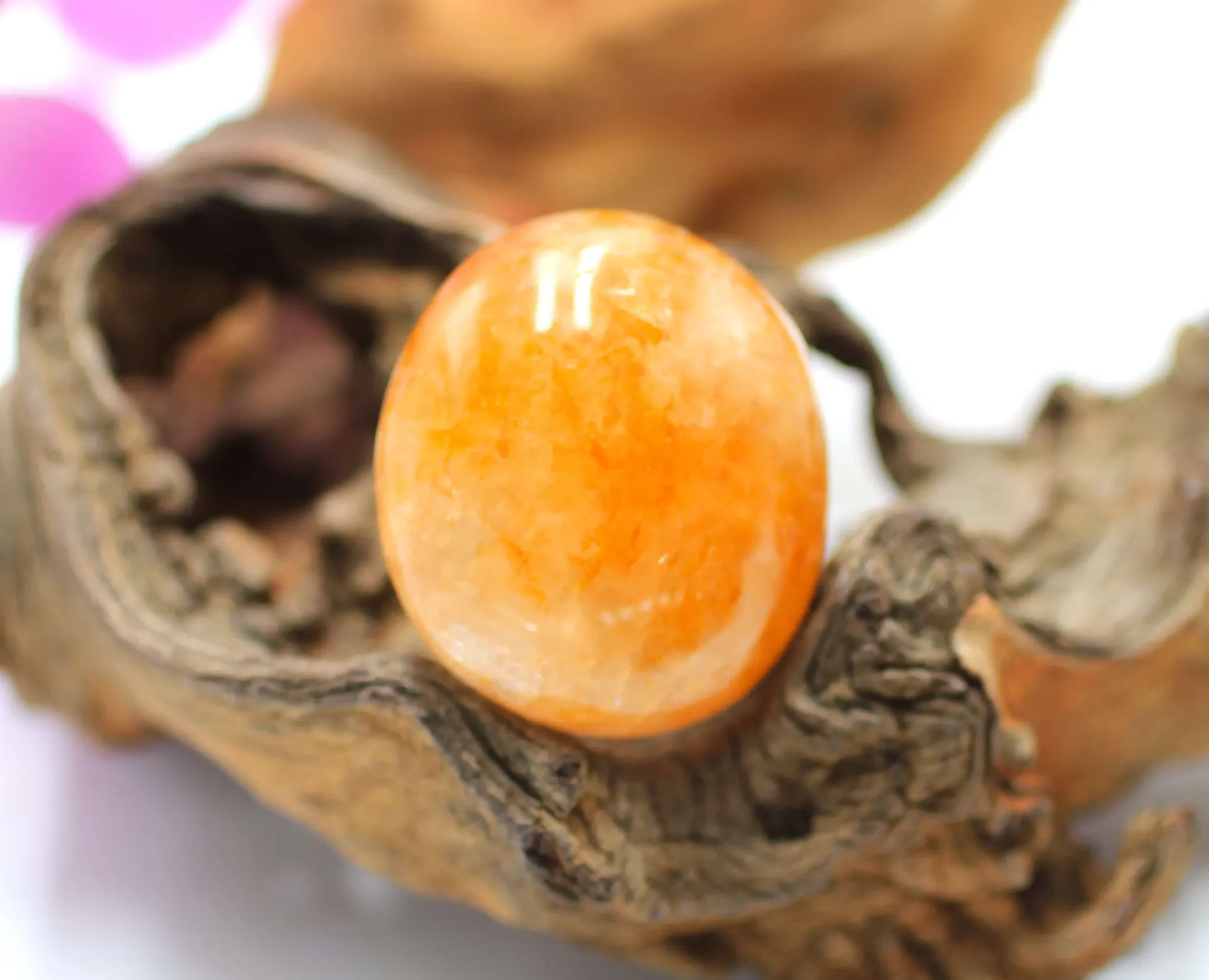 Galet en Quartz Golden Healer