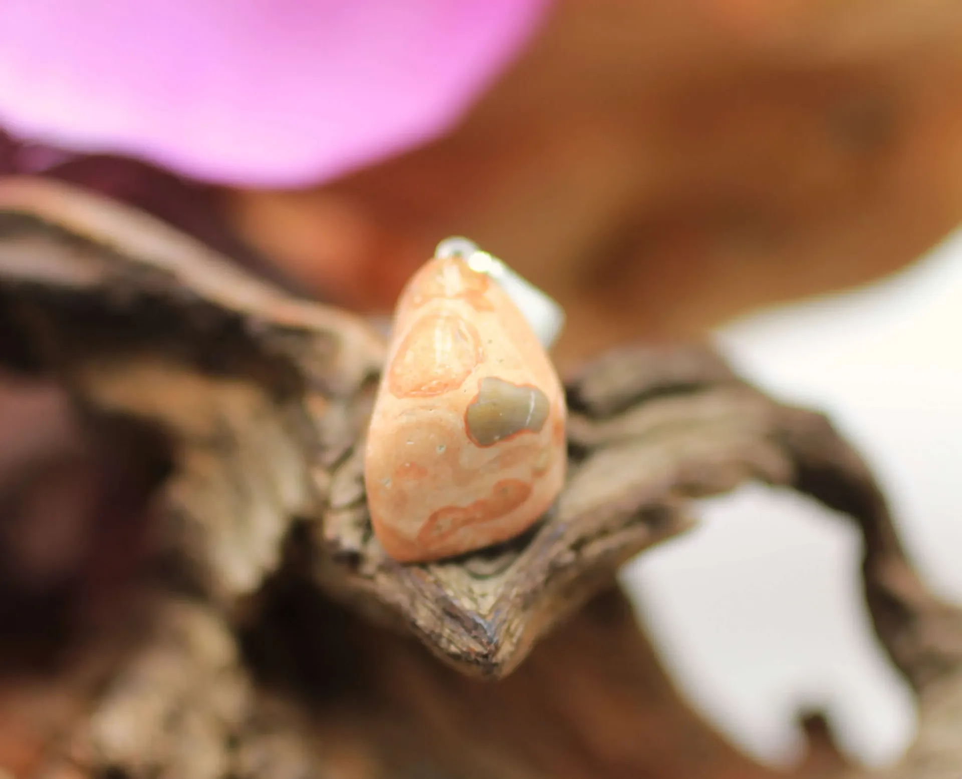 Pendentif en Jaspe léopard