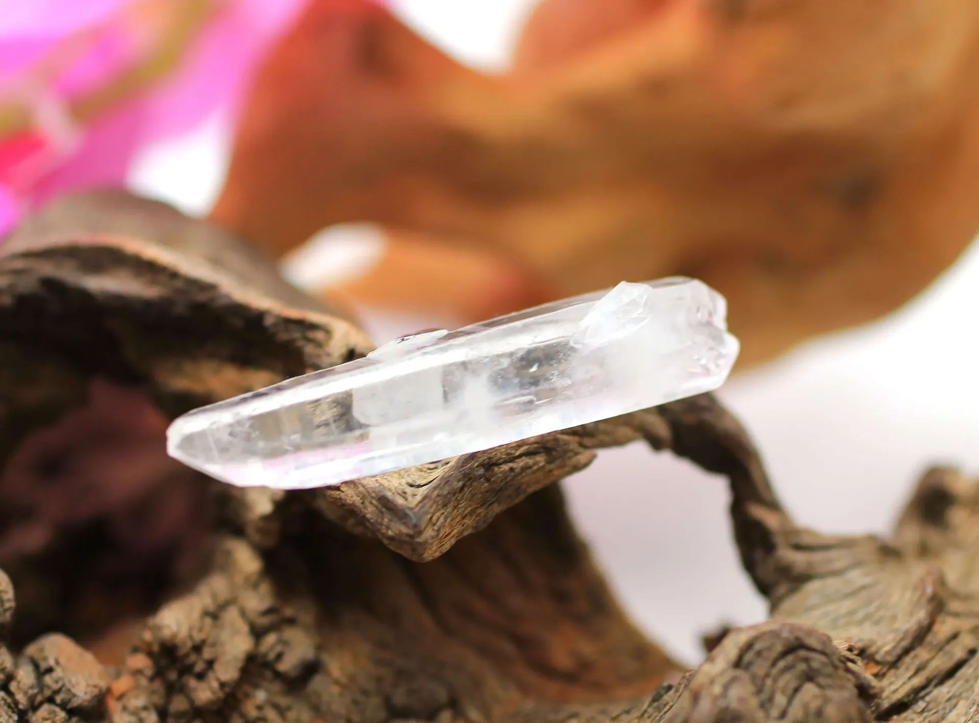 Pointe en Quartz lémurien