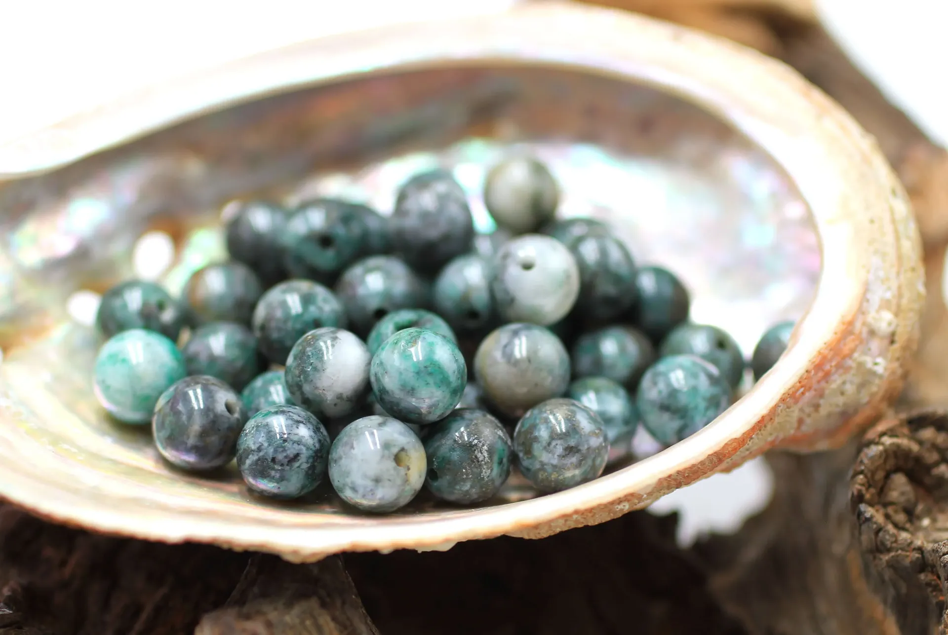 Perle 8mm en Sidérite