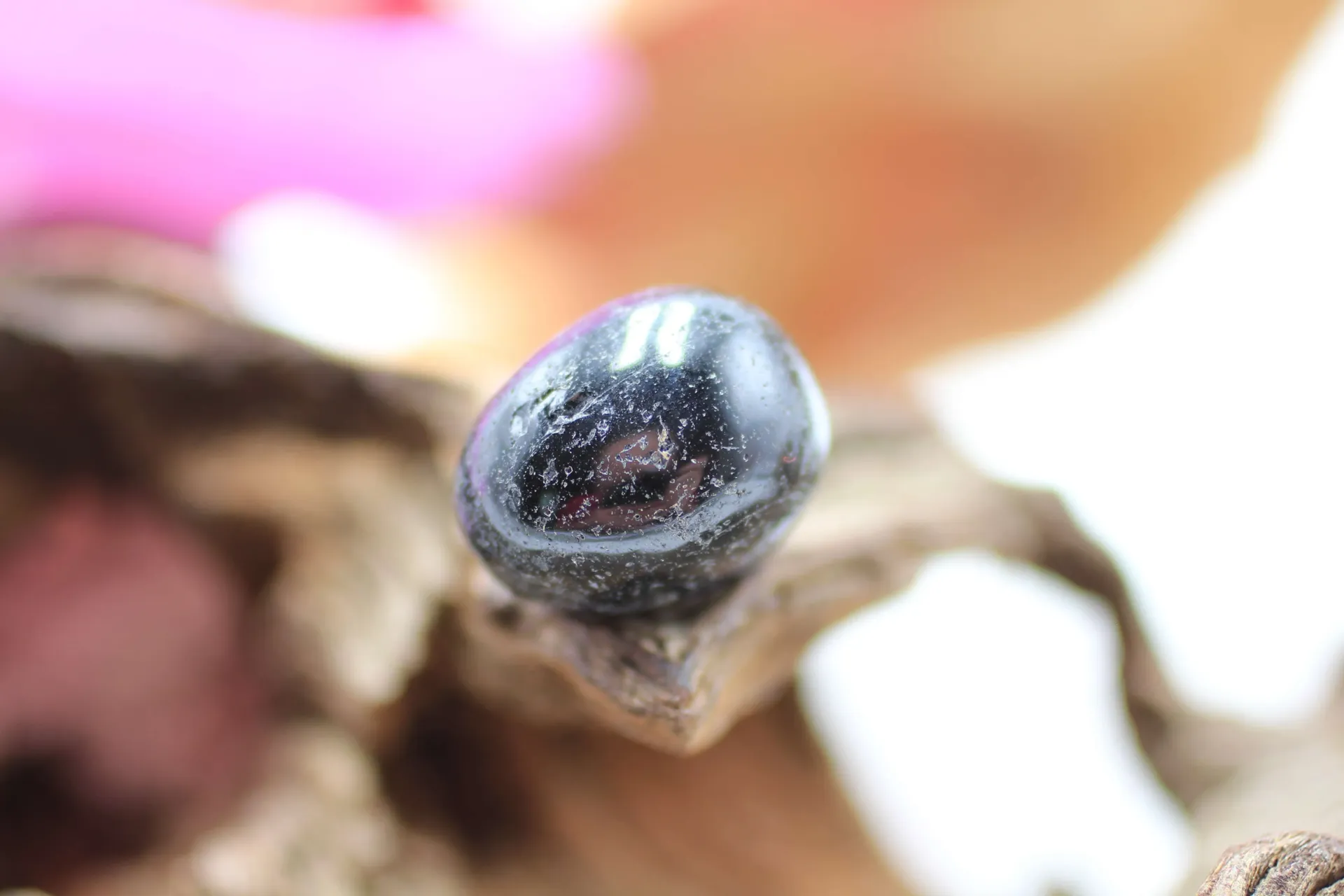 Tourmaline noire roulée