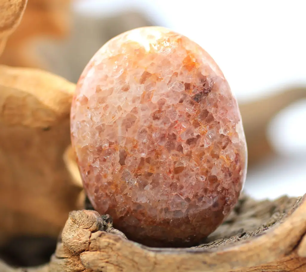 Galet en Quartz hématoïde