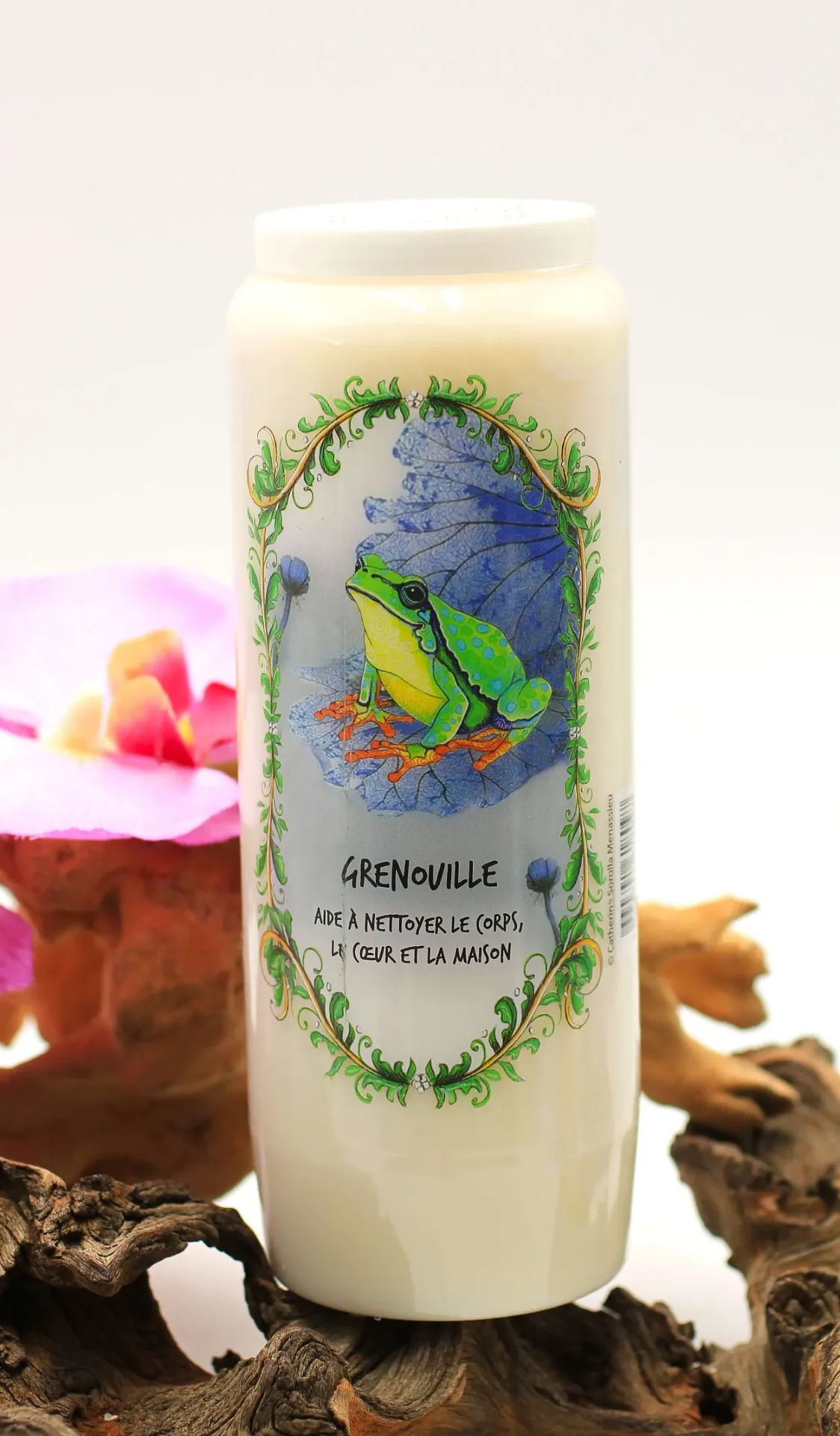 Bougie neuvaine Grenouille
