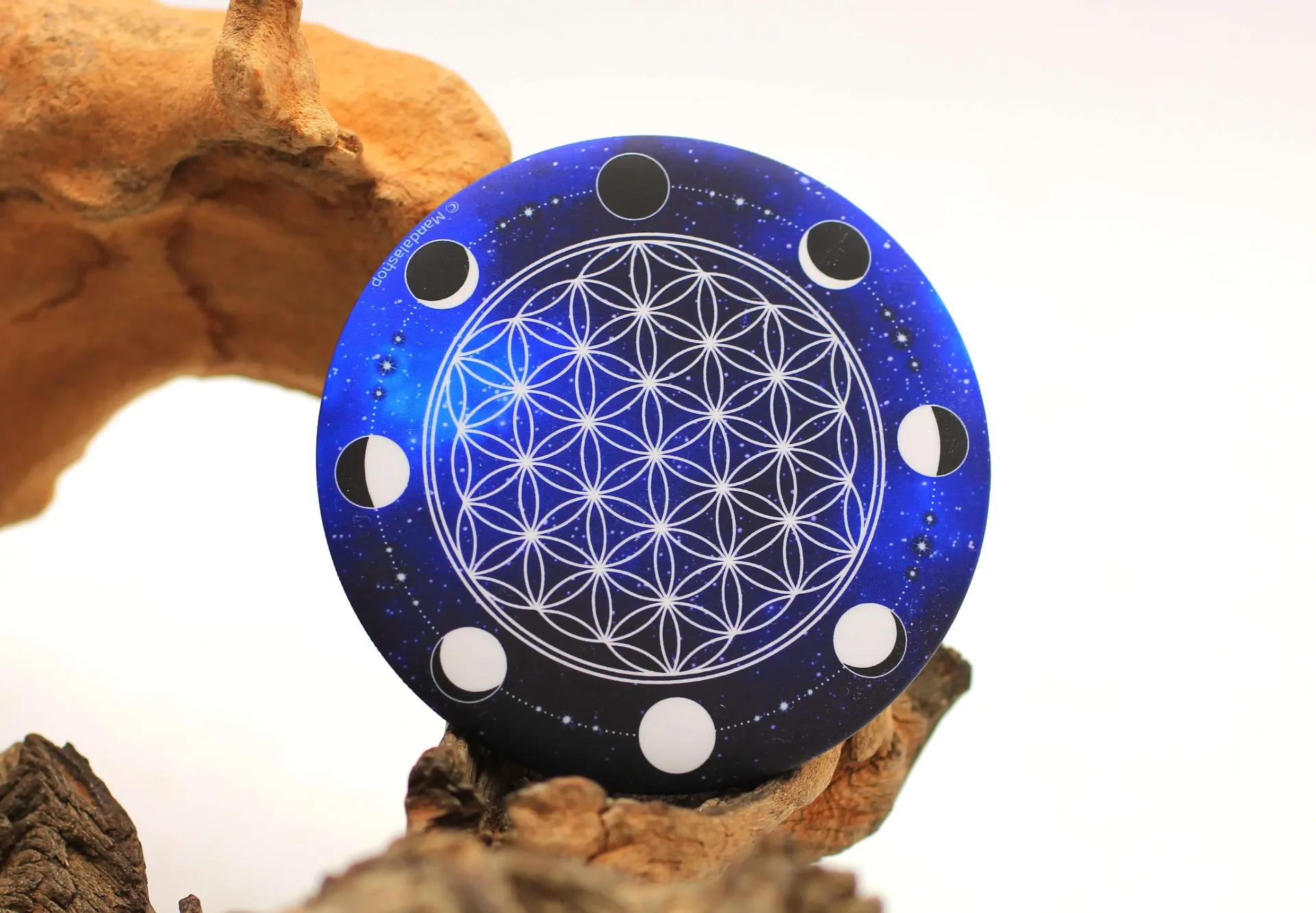 Magnette "Fleur de vie et Phase de la lune"