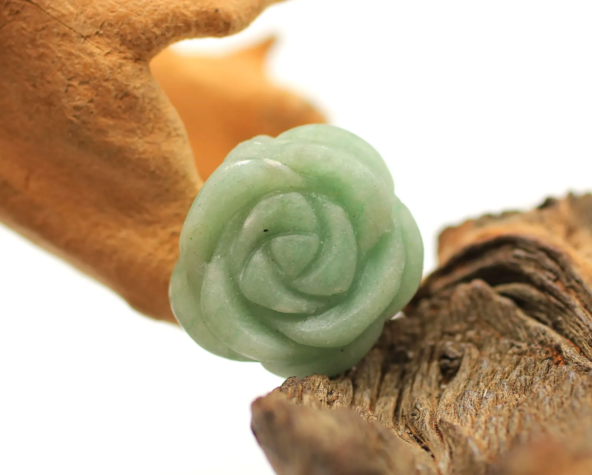 Rose en Amazonite