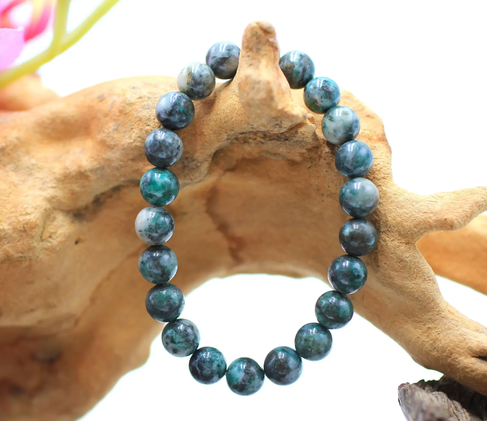 Bracelet en perles 8mm en Sidérite
