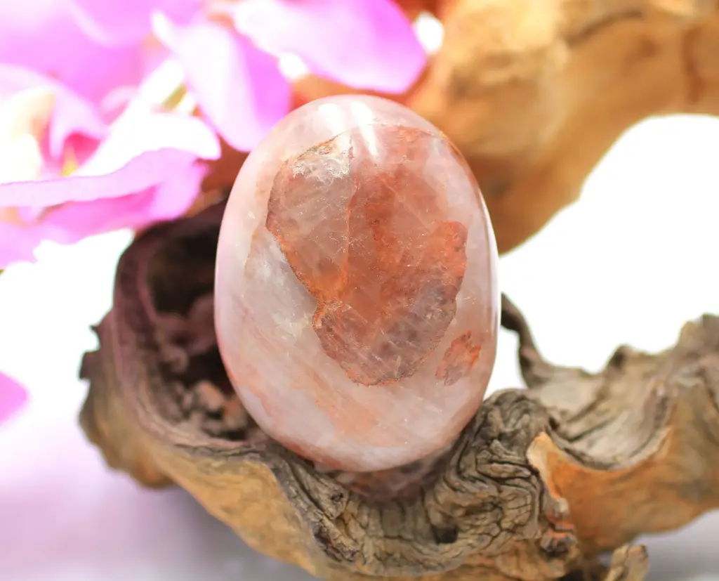 Galet en Quartz hématoïde