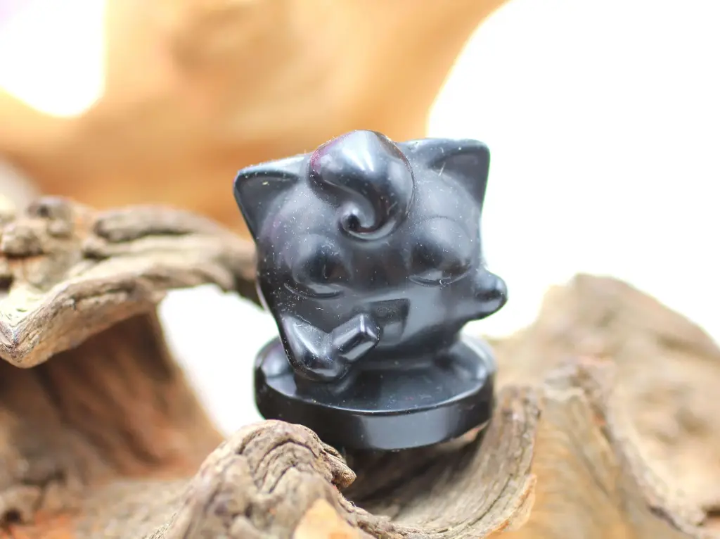 Rondoudou en Obsidienne noire