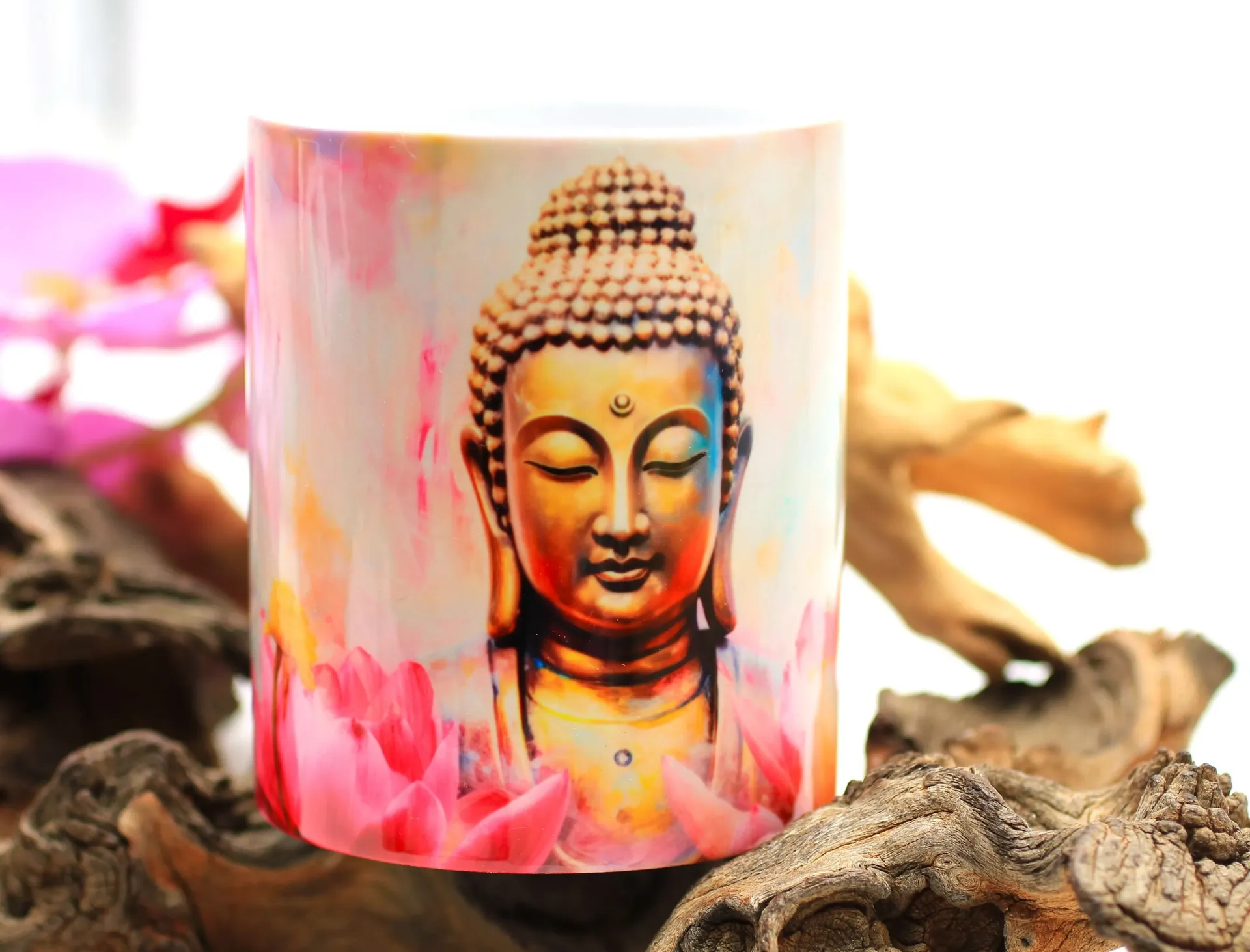 Mug "Bouddha aux lotus"