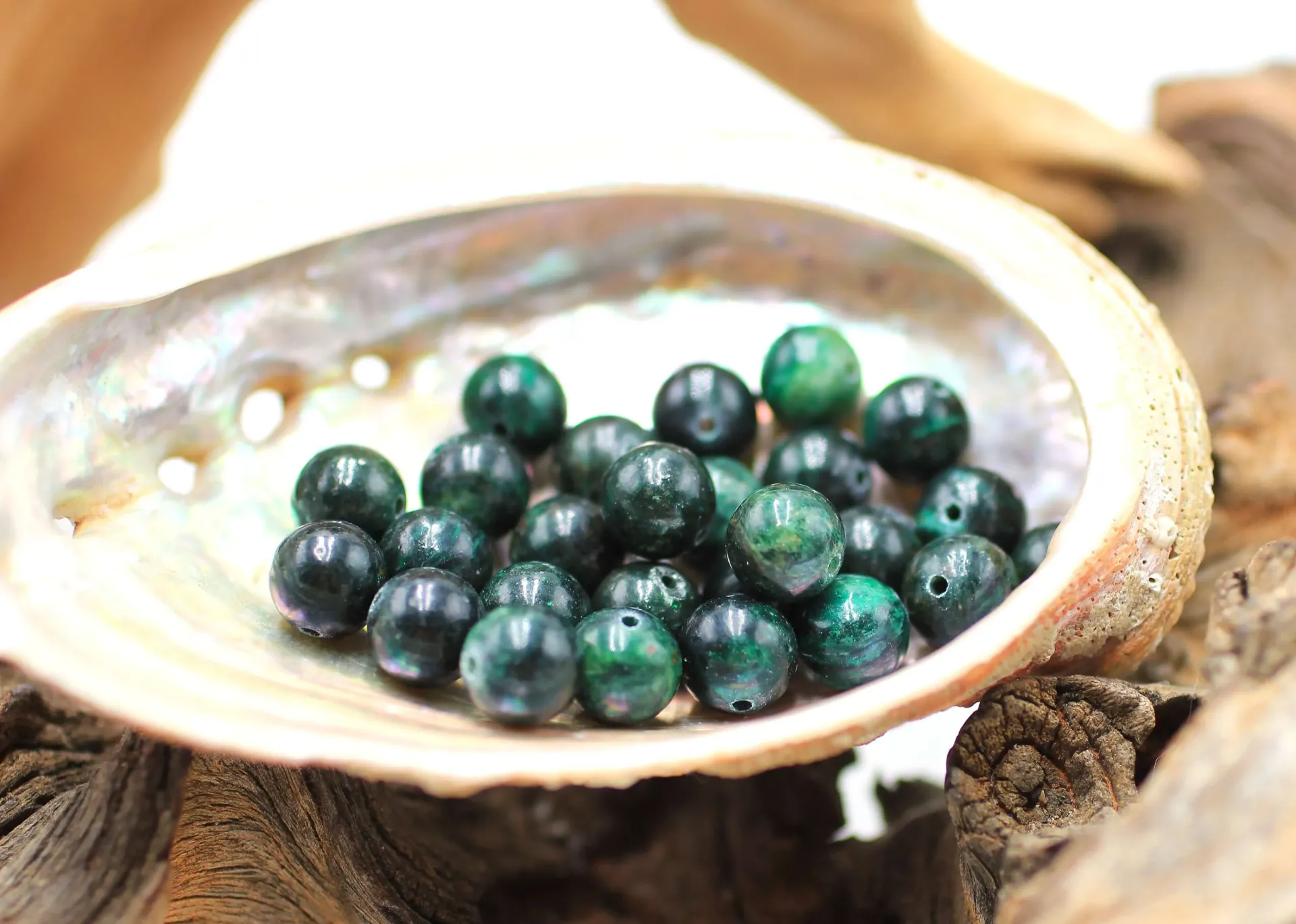 Perle 8mm en Chlorite