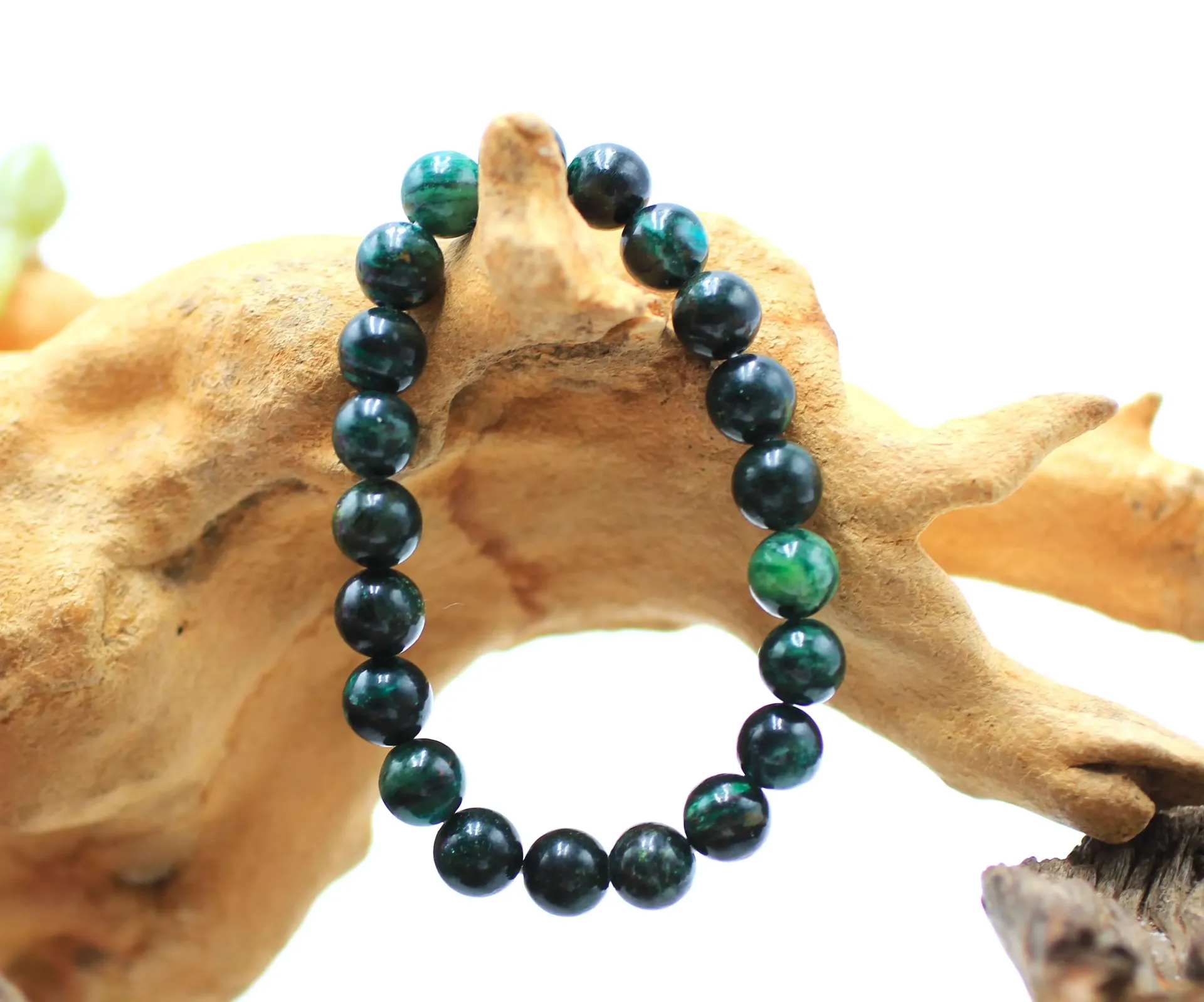 Bracelet en perles 8mm en Chlorite