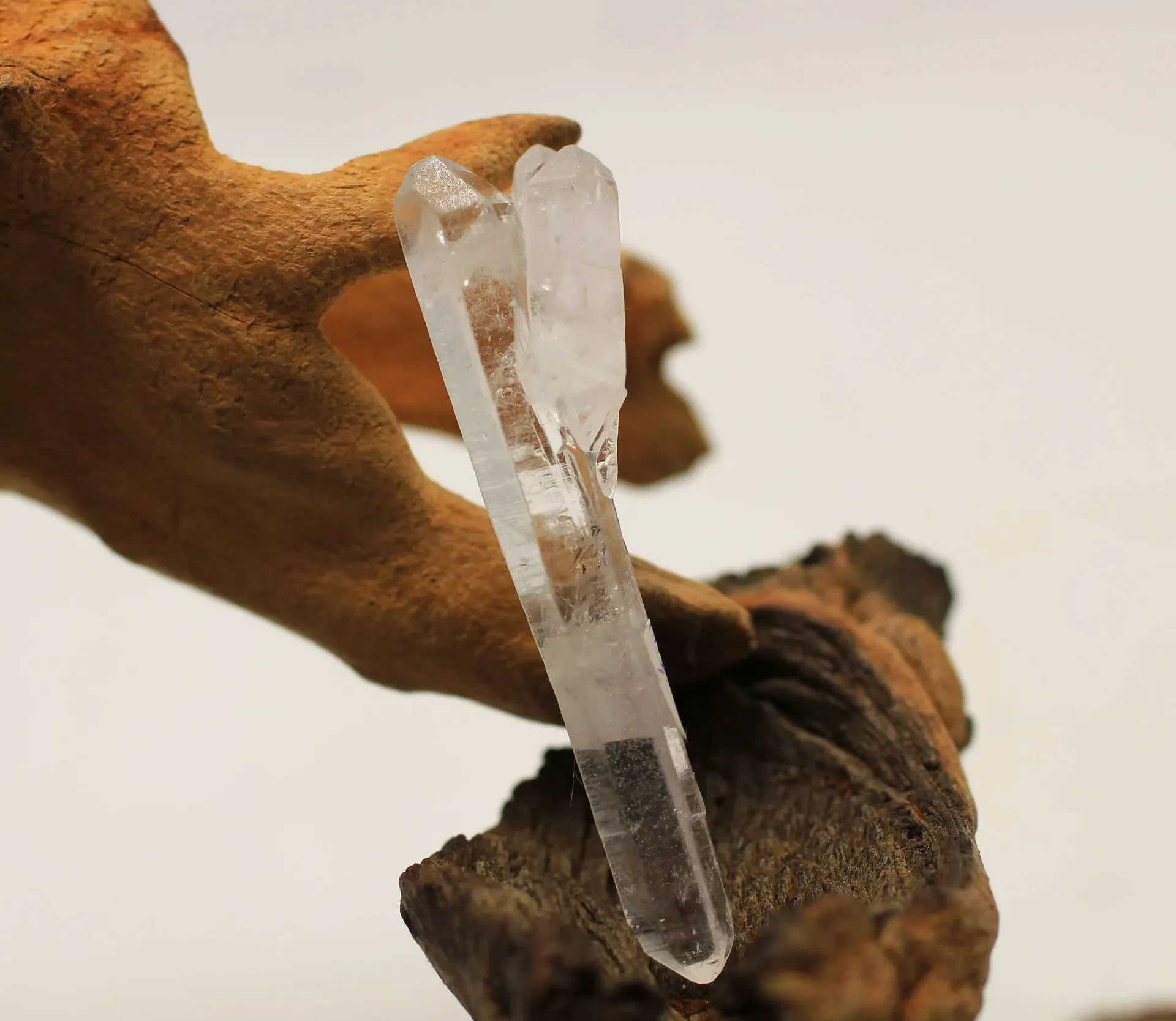 Pointe en Quartz lémurien