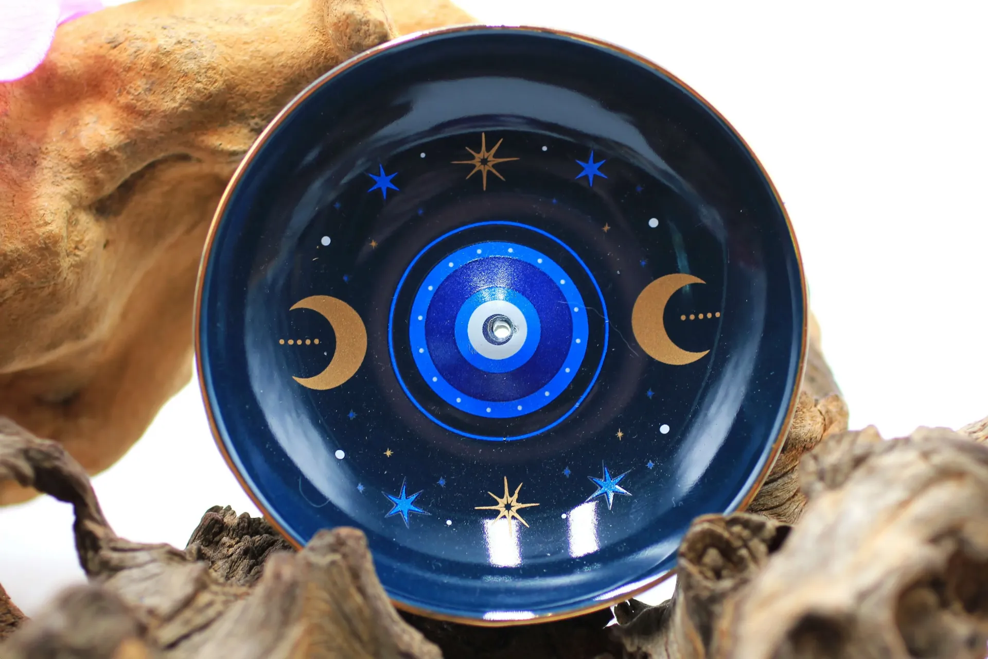 Coupelle à encens (bâton) Mâti (oeil de bleu)