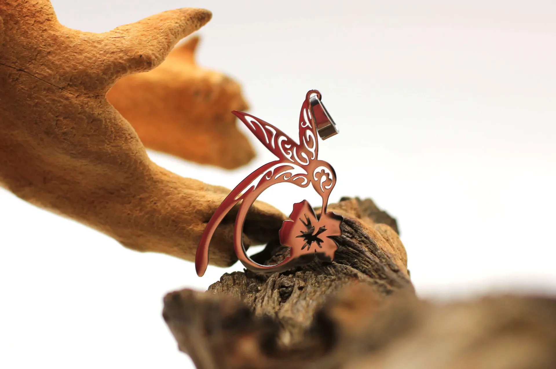 Pendentif Colibri en Acier
