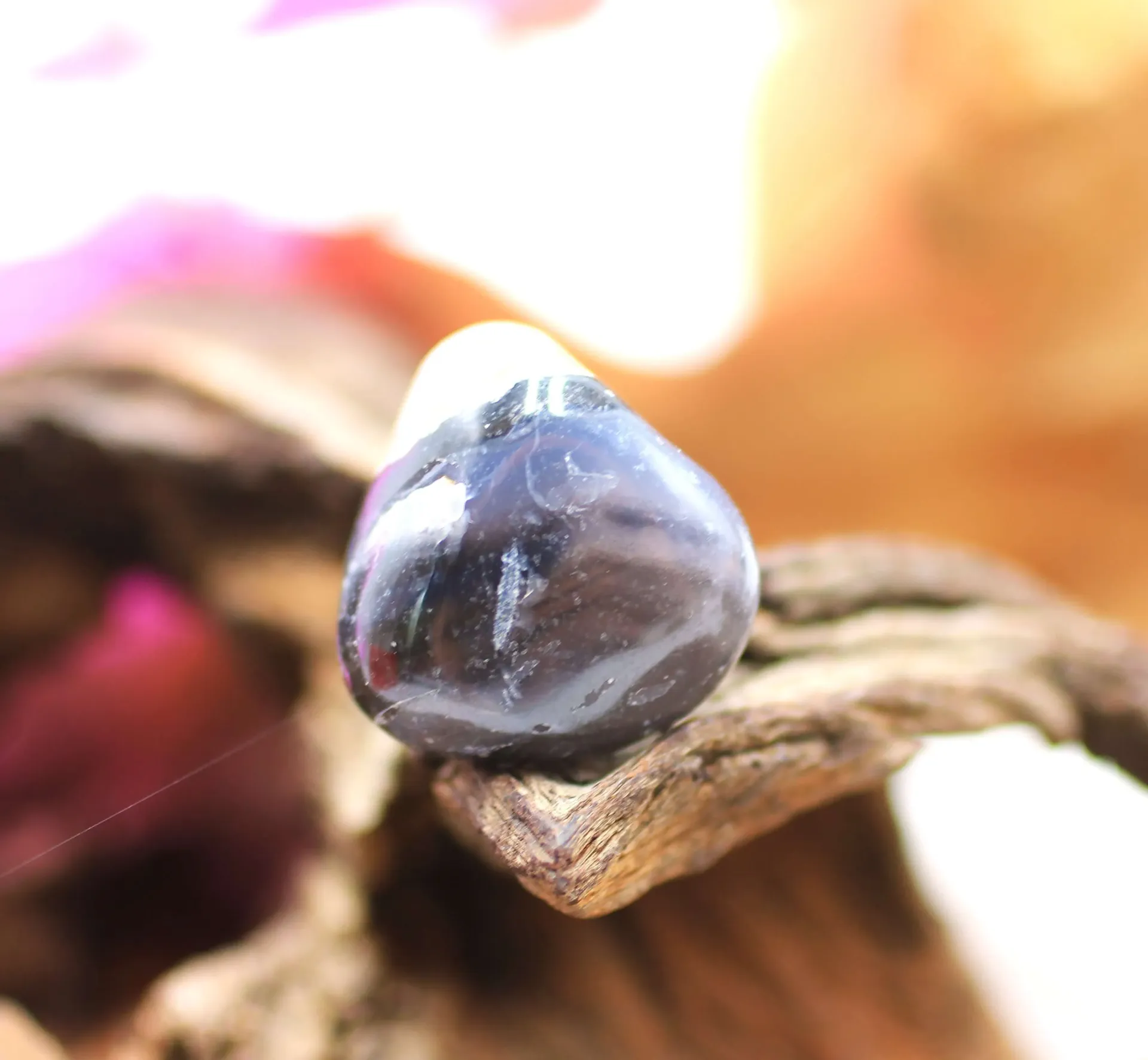 Agate Volcano roulée