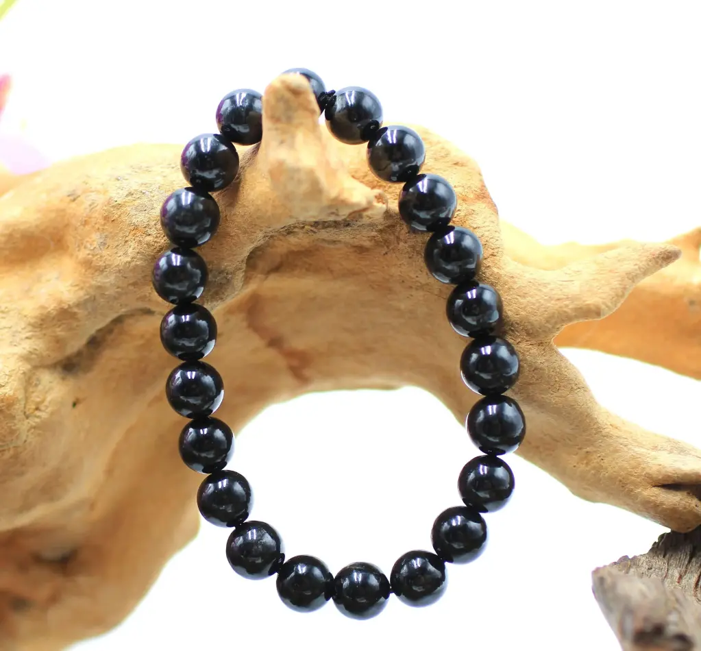 Bracelet en perles 8mm en Hypersthène