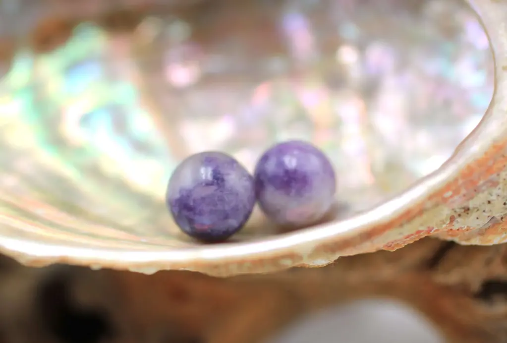 Perle 10mm en Lépidolite