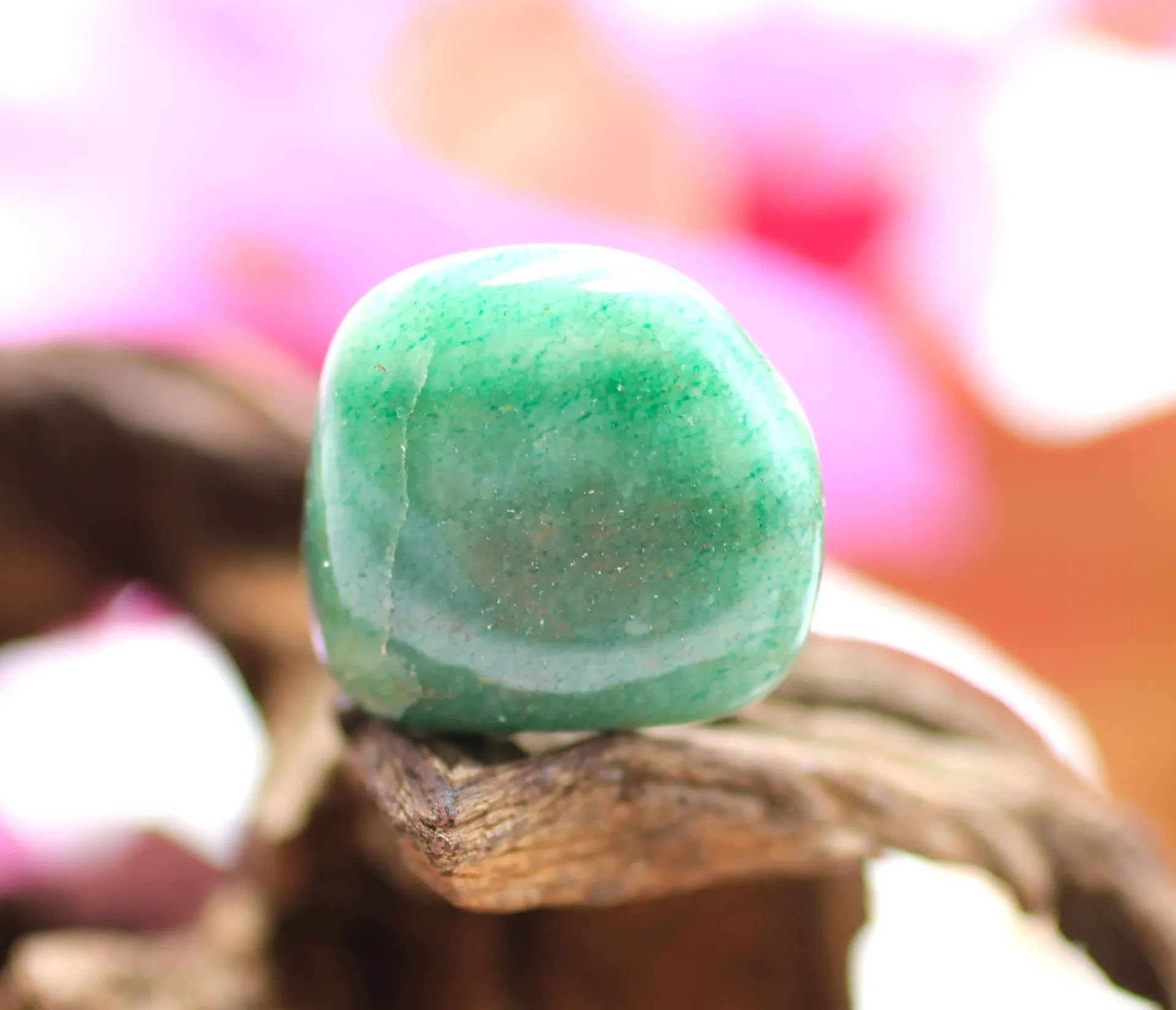 Aventurine verte roulée