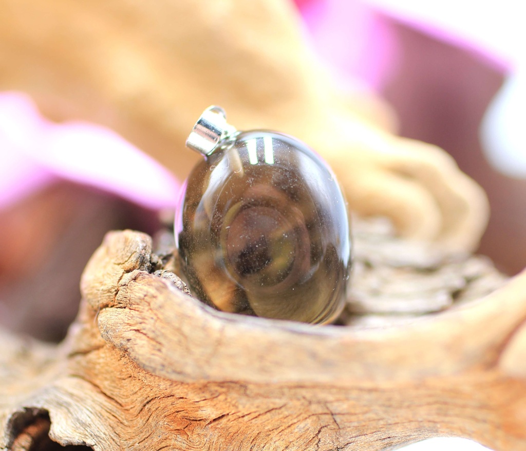 Pendentif en Quartz fumé