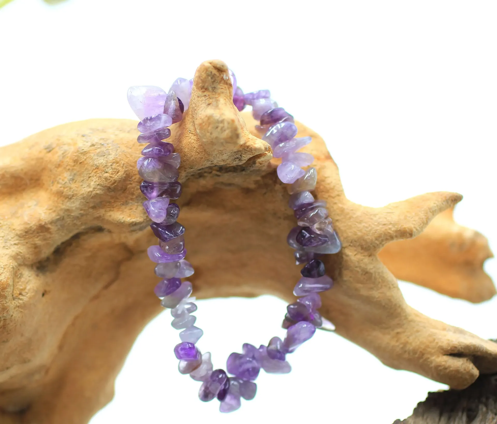 Bracelet en perles 8mm en Améthyste