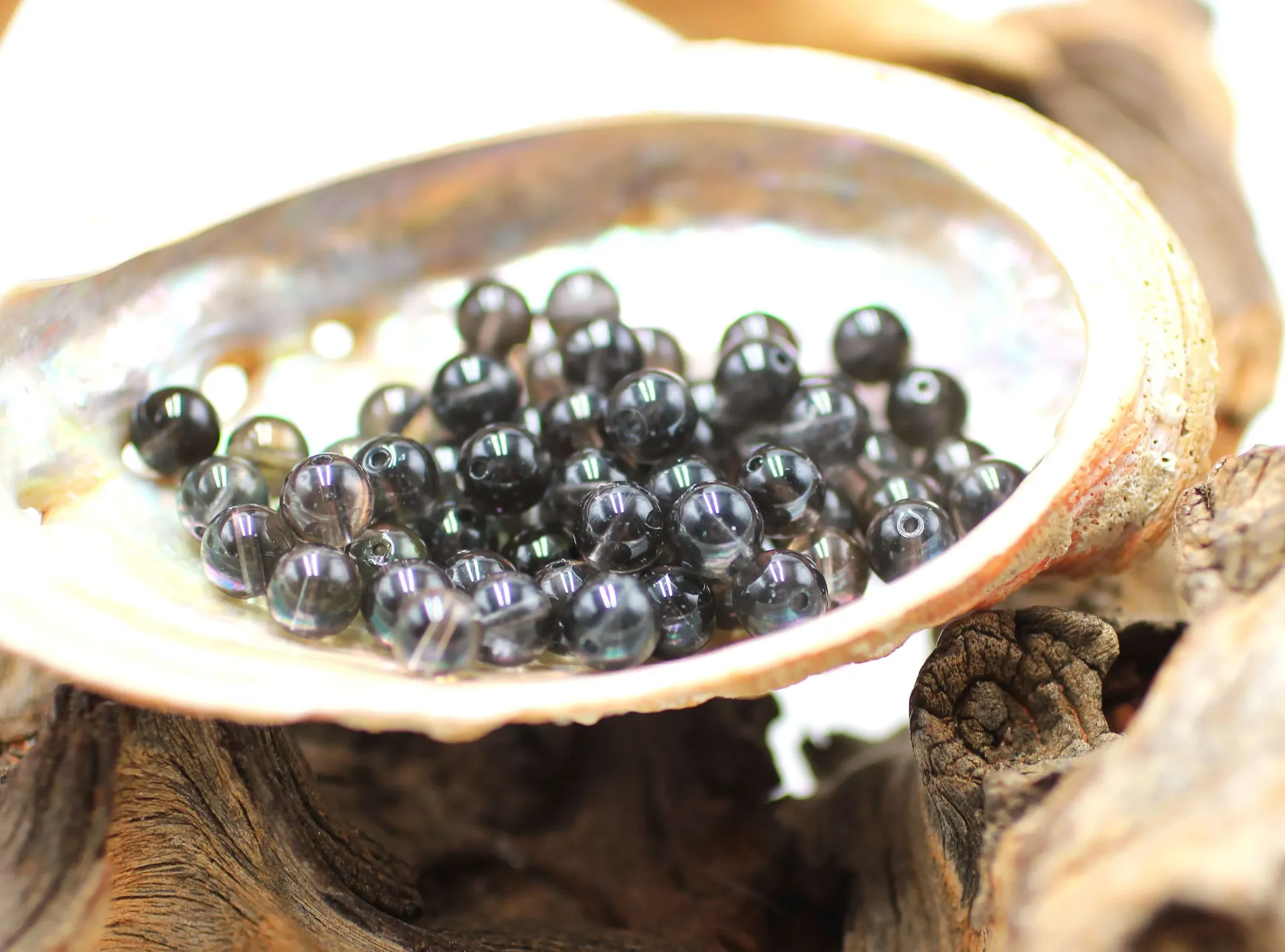 Perle 6mm en Tectite
