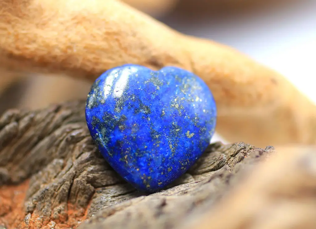 Cœur en Lapis-lazuli