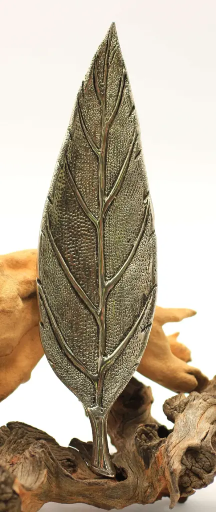 Bruleur d'encens bâton en forme de feuille en Métal