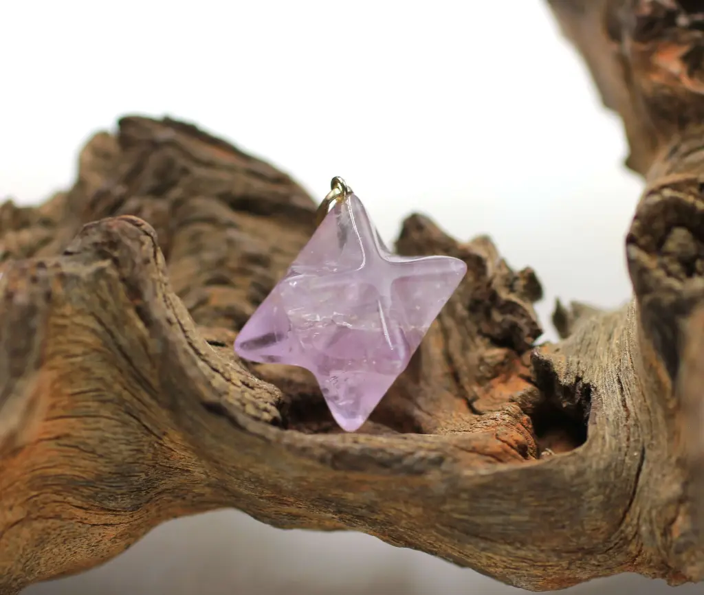 Pendentif Merkabah en Améthyste