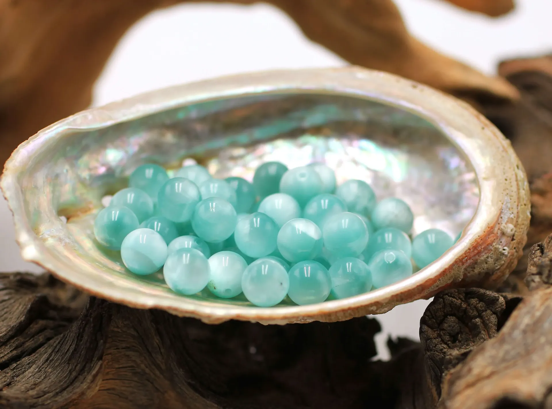 Perle 8mm en Garniérite