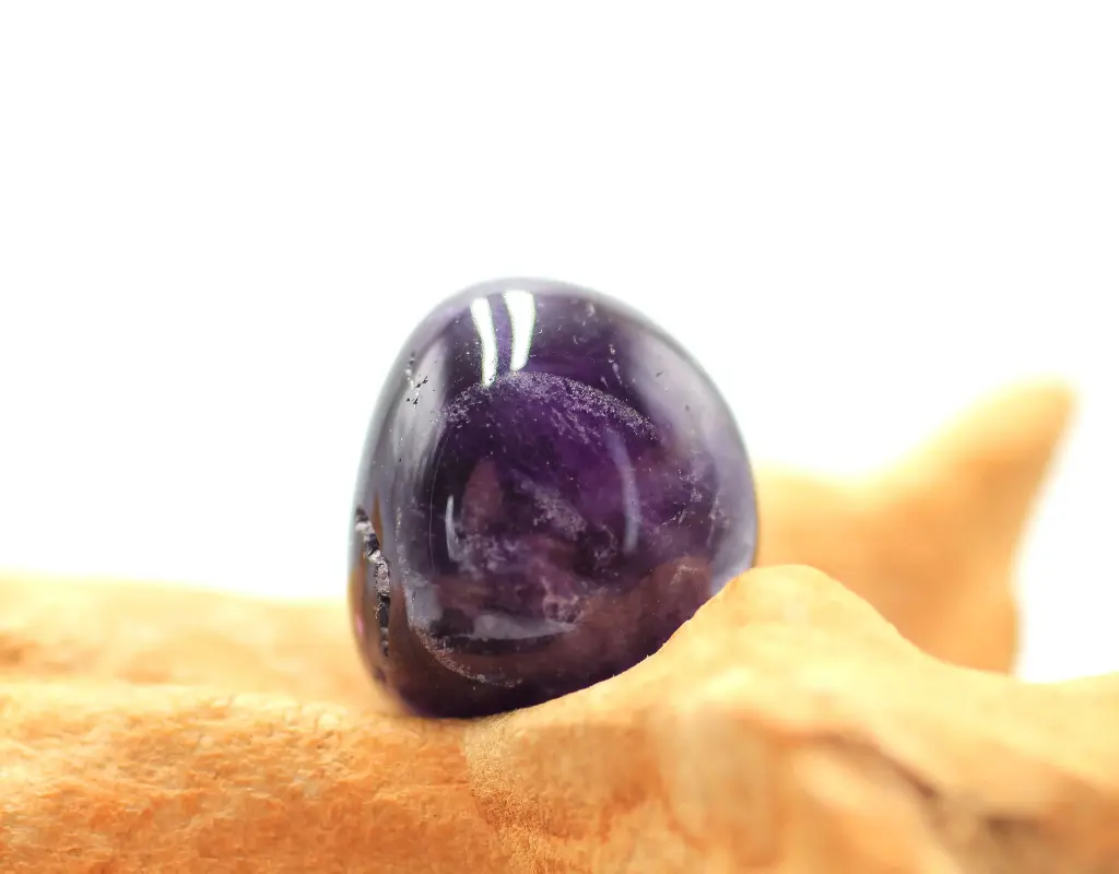 Améthyste roulée