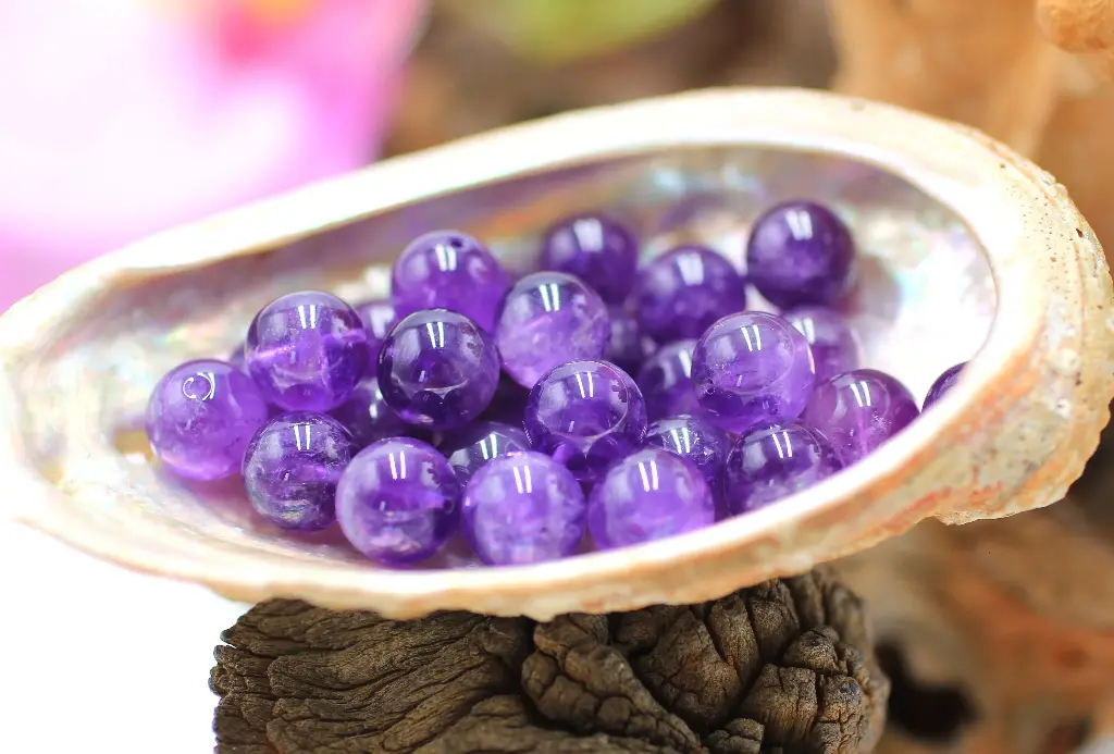 Perle 10mm en Améthyste