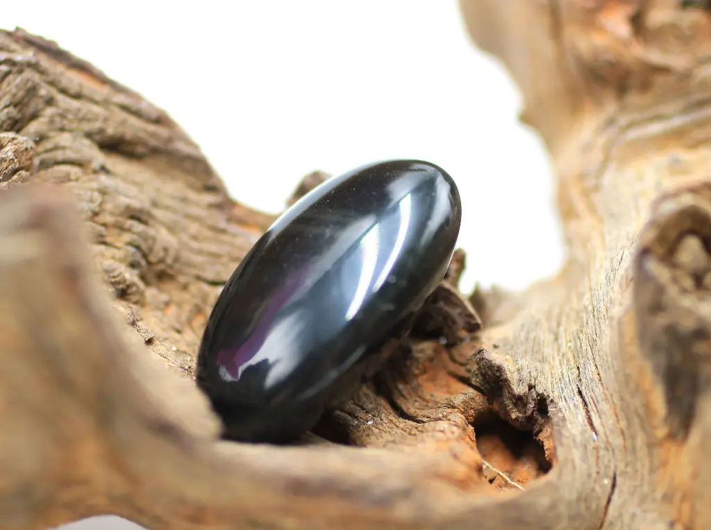 Obsidienne œil céleste roulée