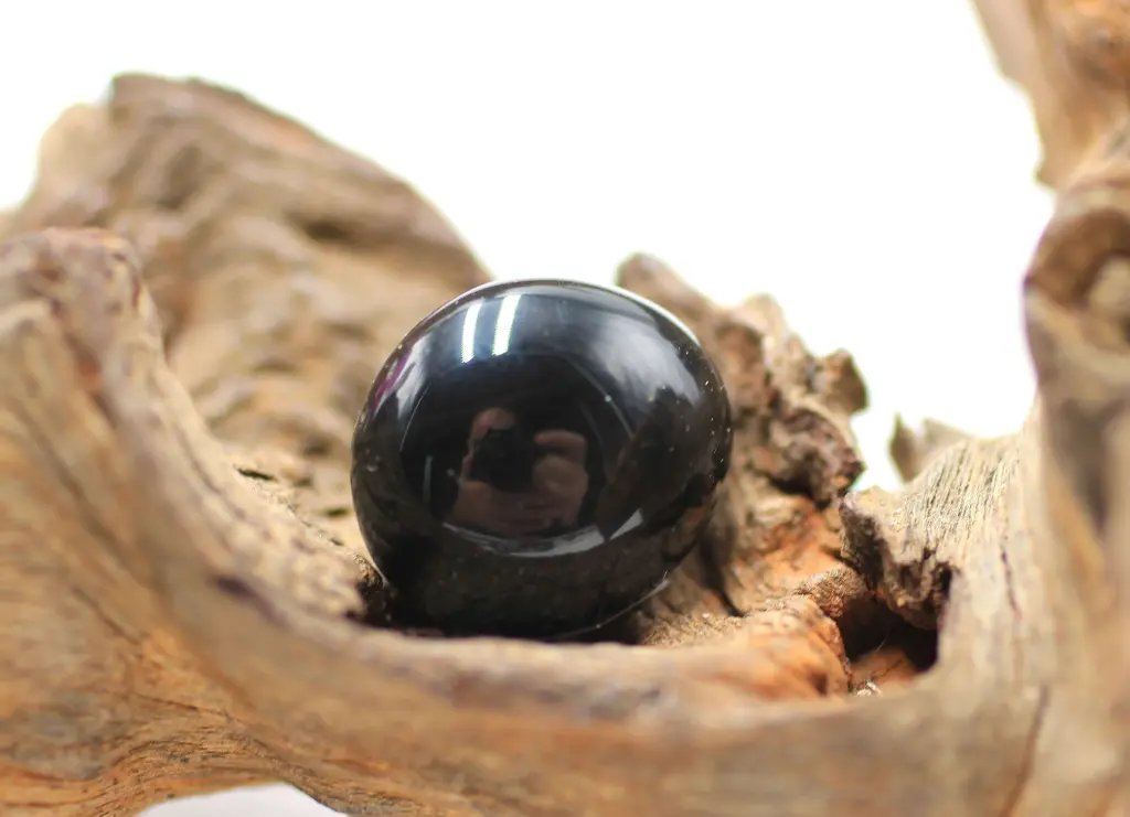 Obsidienne œil céleste roulée