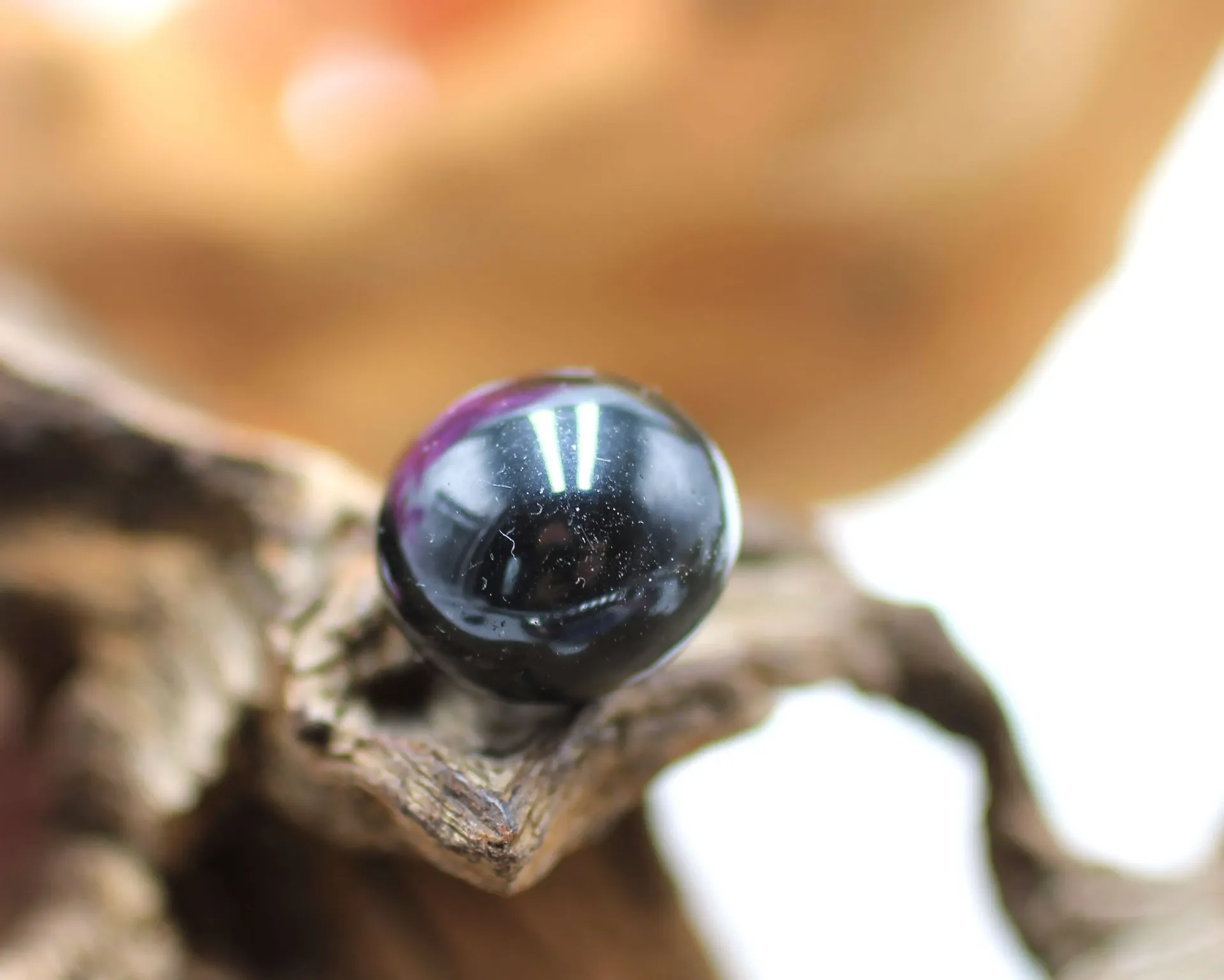 Obsidienne œil céleste roulée