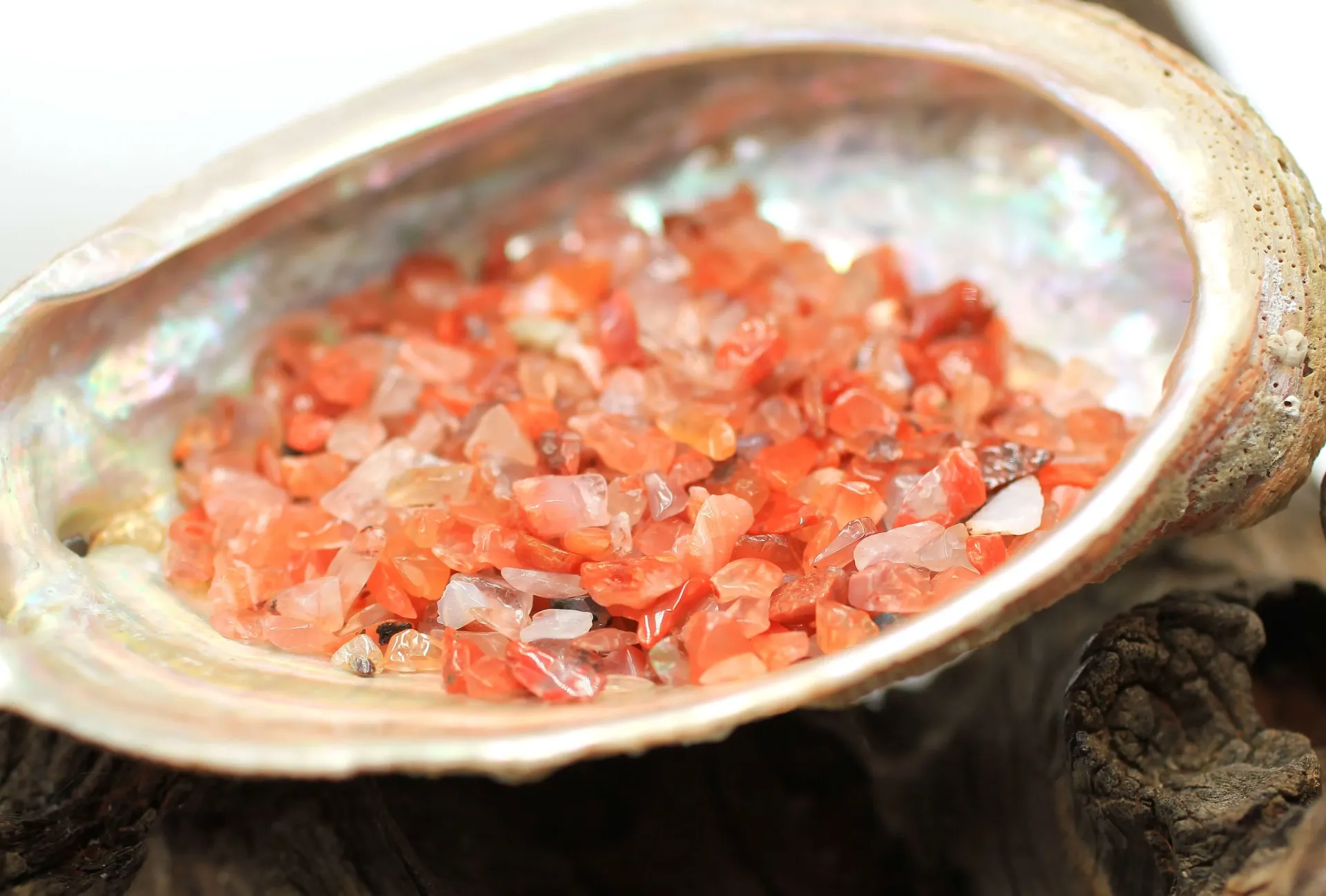 Gravier en Cornaline