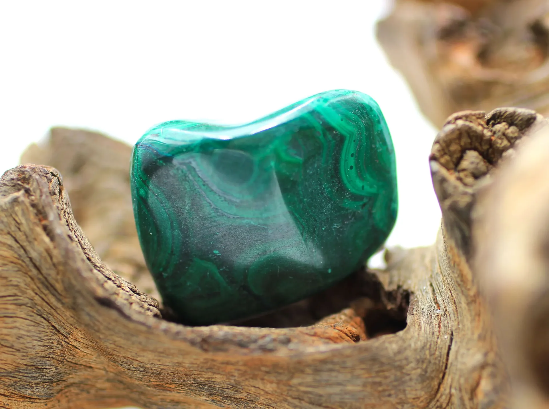 Pendentif en Malachite