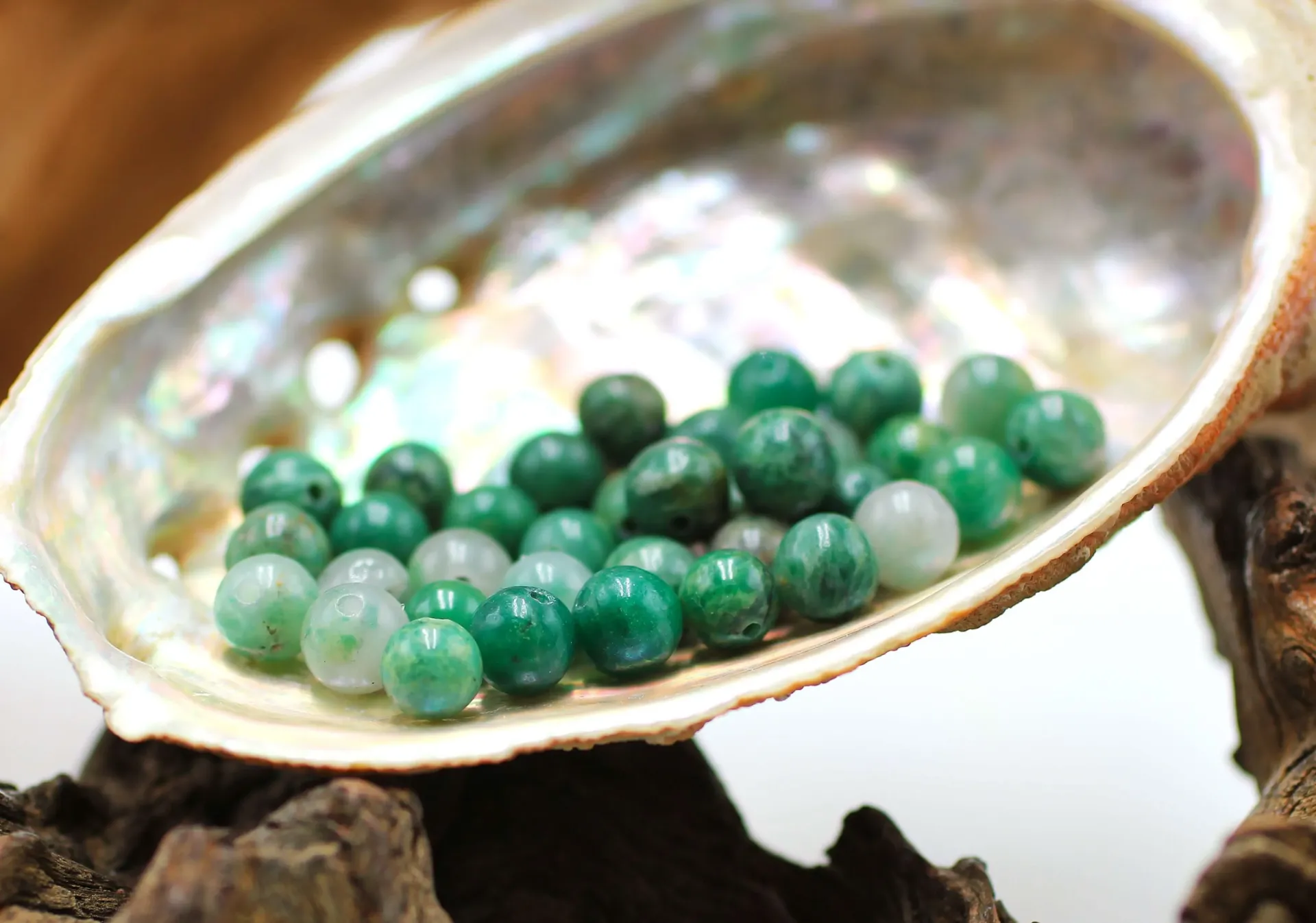 Perle 6mm en Budstone