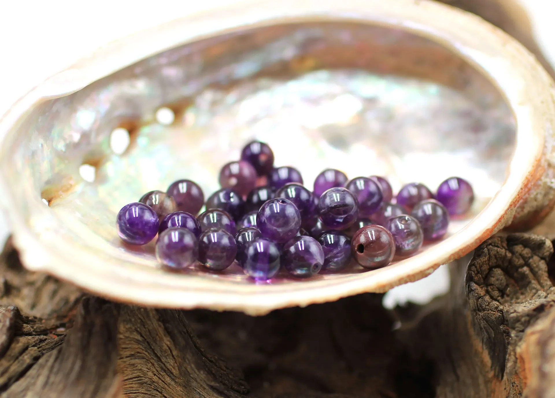 Perle 6mm en Améthyste