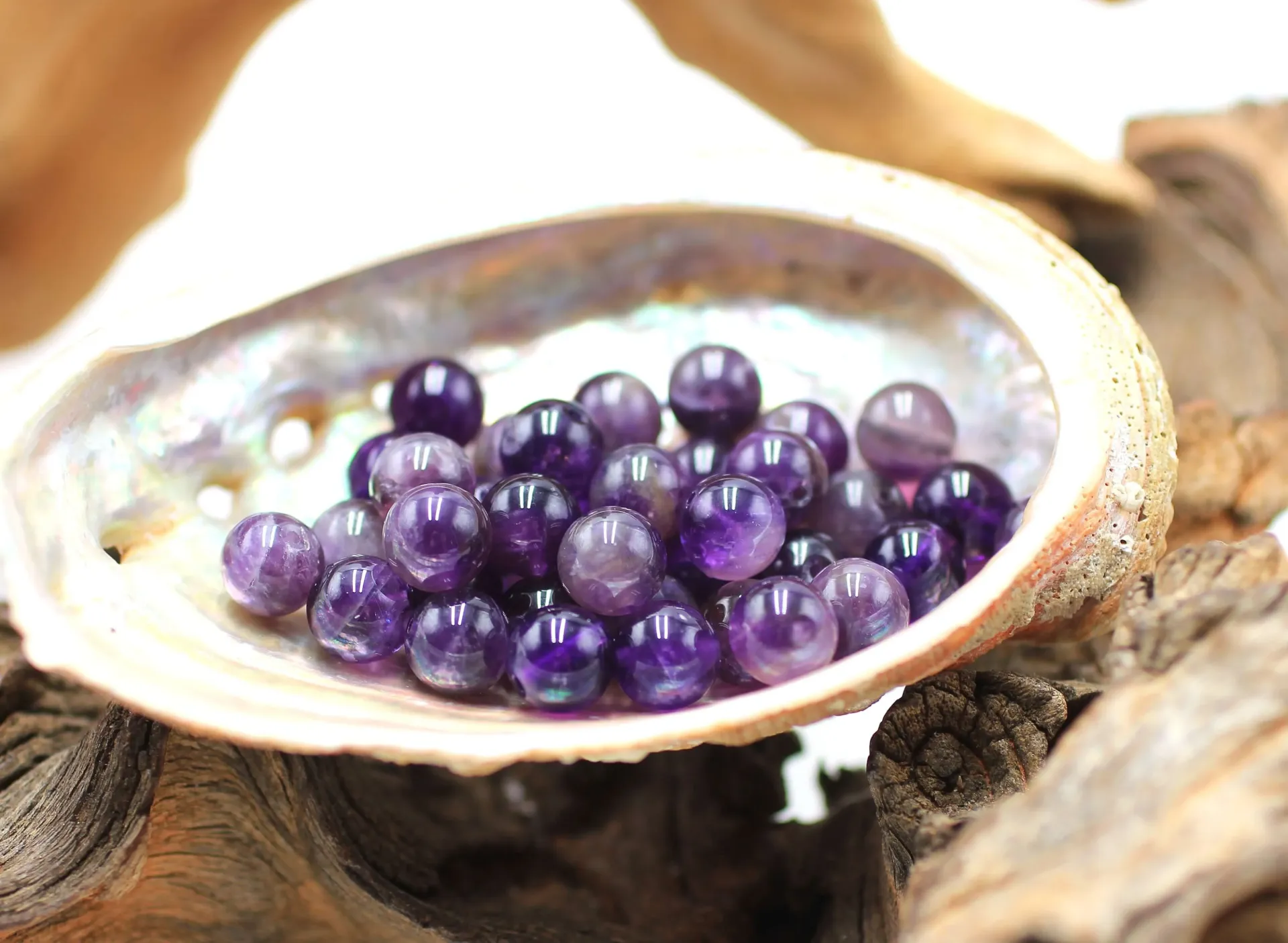 Perle 8mm en Améthyste