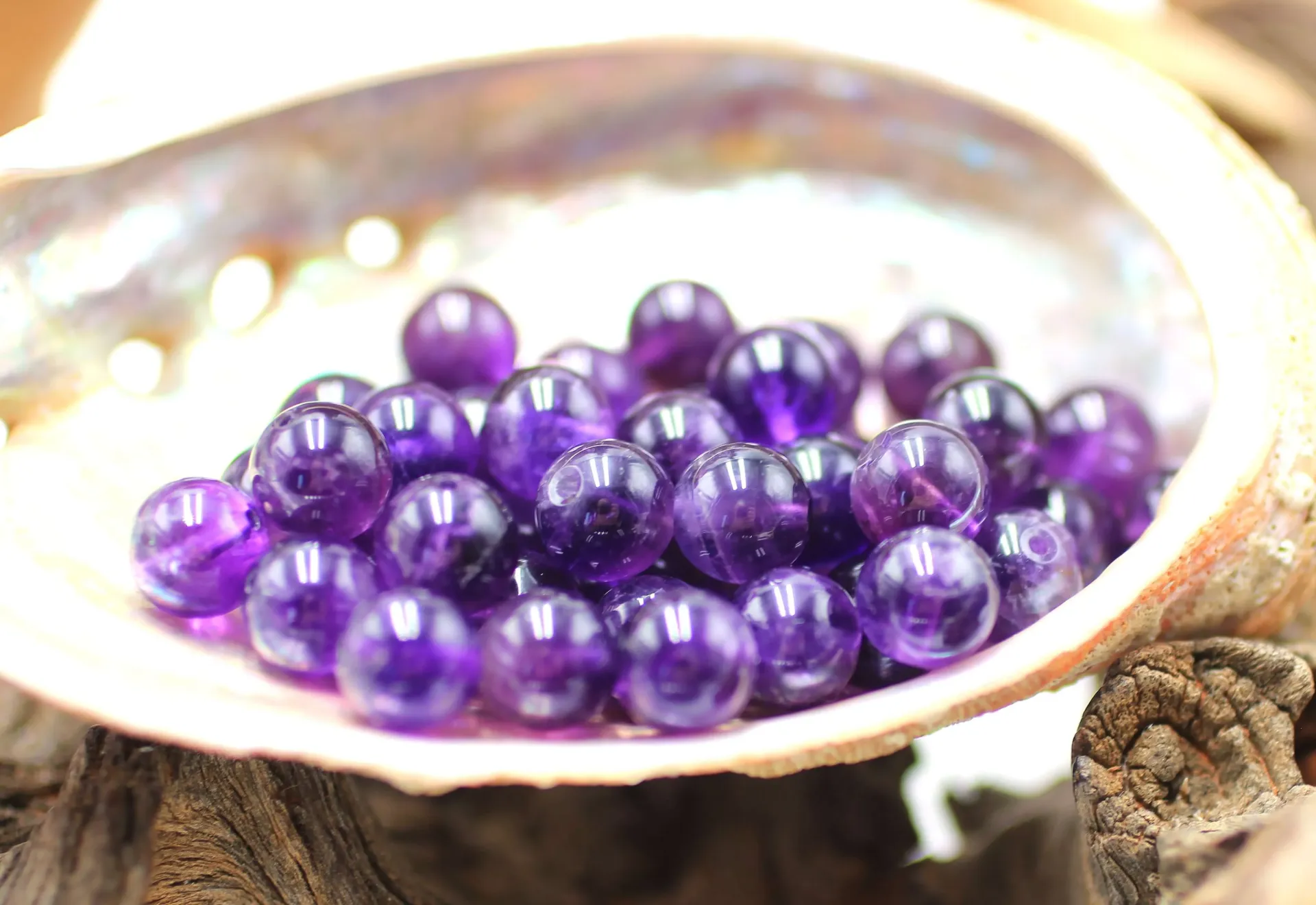 Perle 8mm en Améthyste