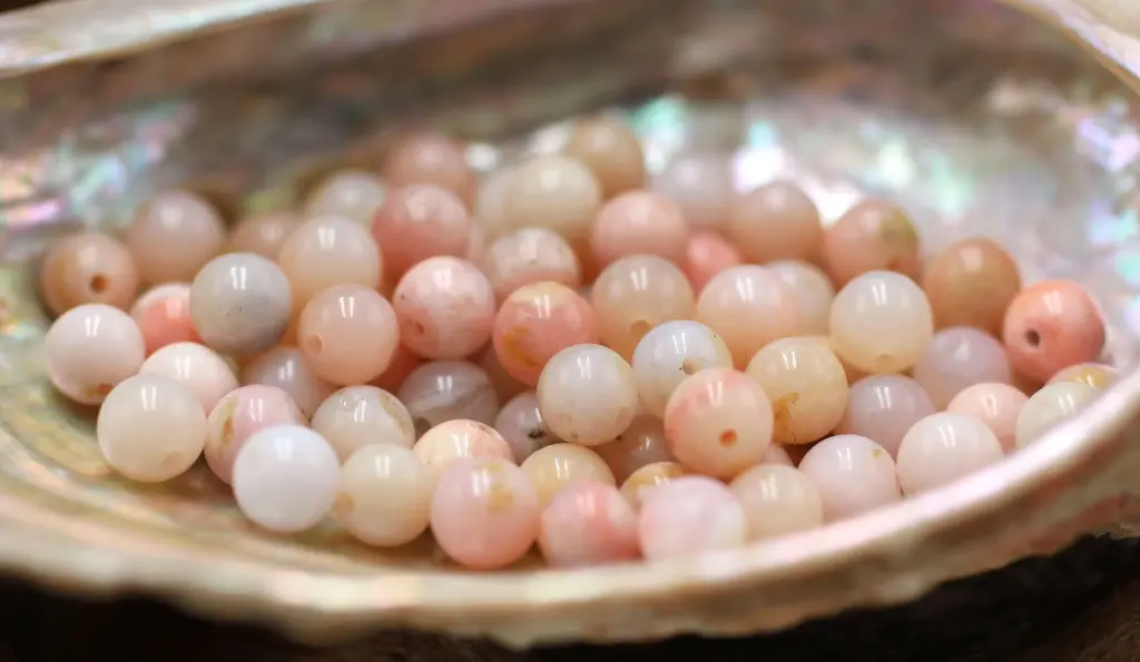 Perle 6mm en Opale rose