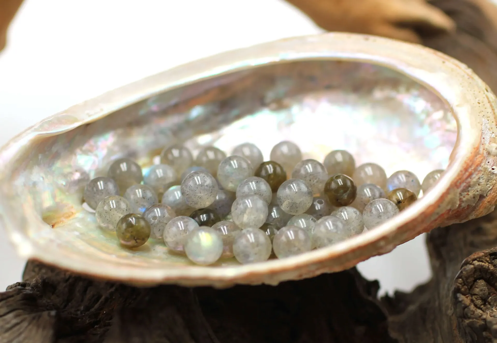 Perle 6mm en Labradorite
