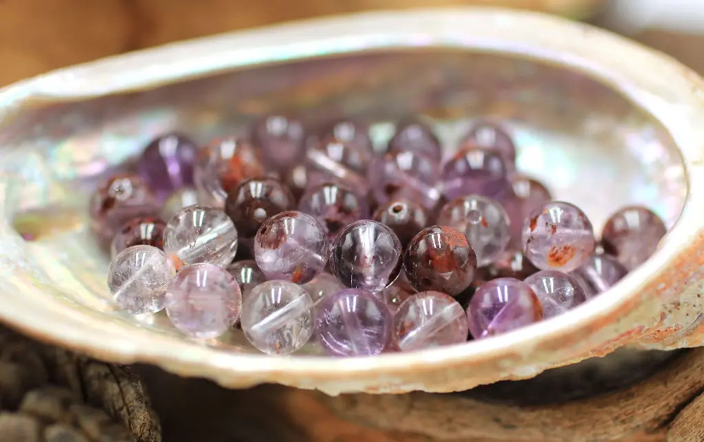 Perle 8mm en Cacoxénite